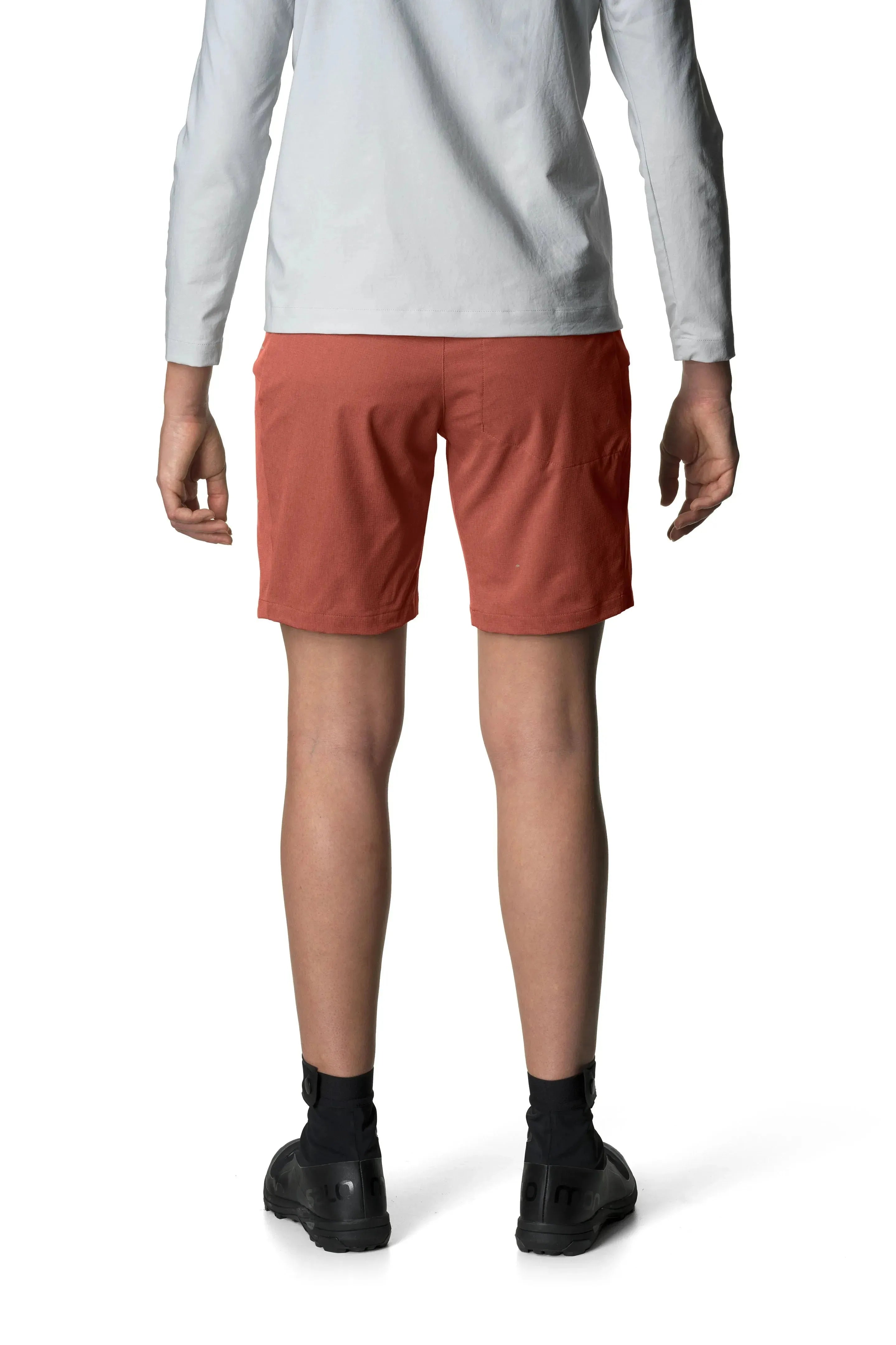 W's Daybreak Shorts | Color: Desert Rock Red | Size: M Refurbished - Houdini Sportswear refurbished available on Cerqular