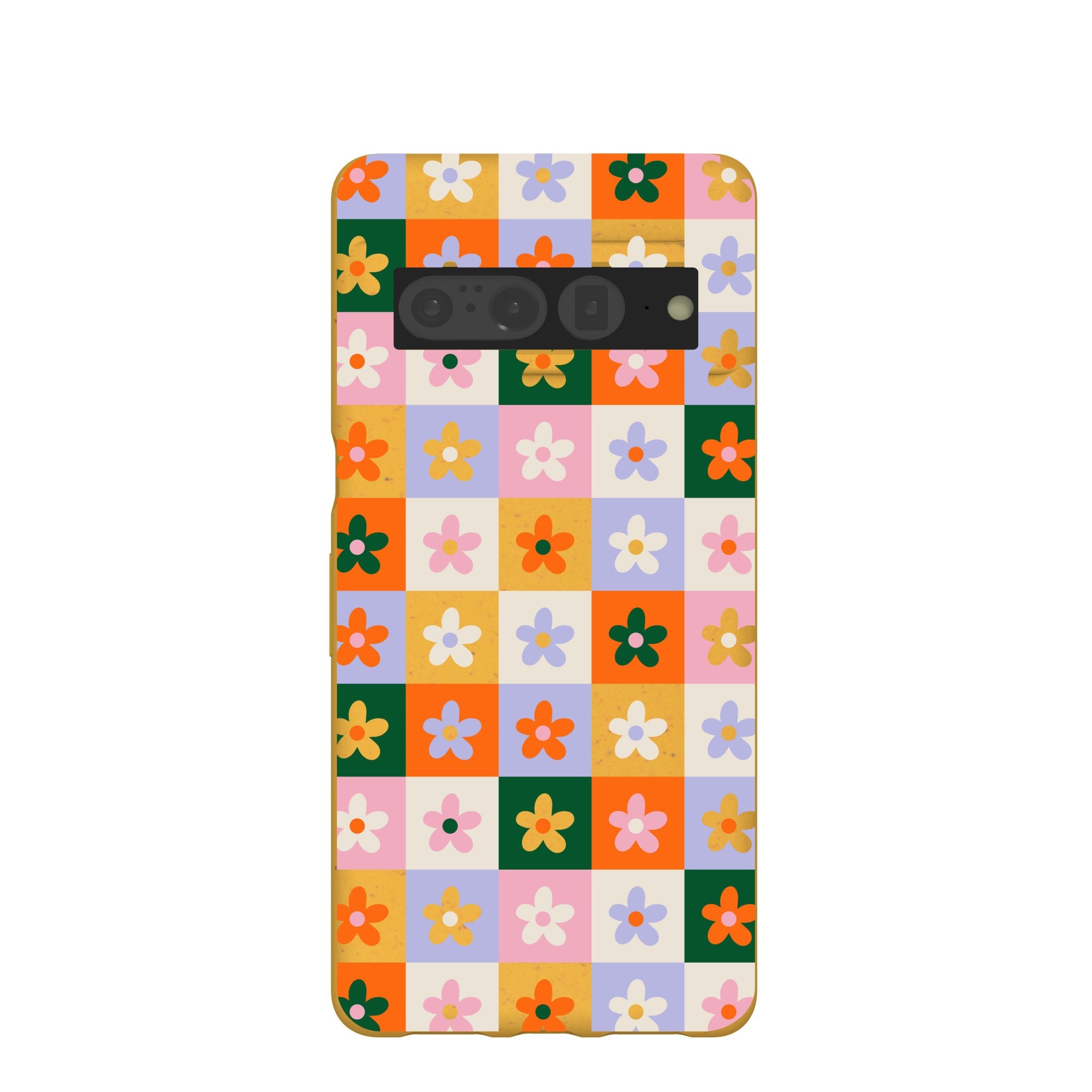 Honey Flower Tiles Google Pixel 7 Pro Case Refurbished - Pela Case refurbished available on Cerqular
