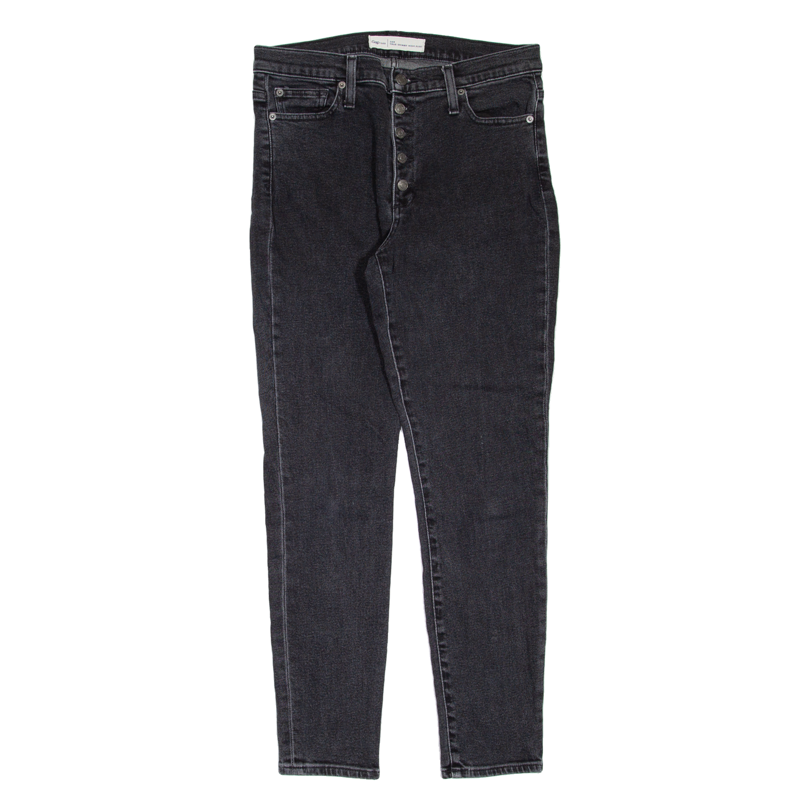 GAP High Rise Womens Jeans Black Slim Skinny W30 L27 Refurbished - N/A refurbished available on Cerqular
