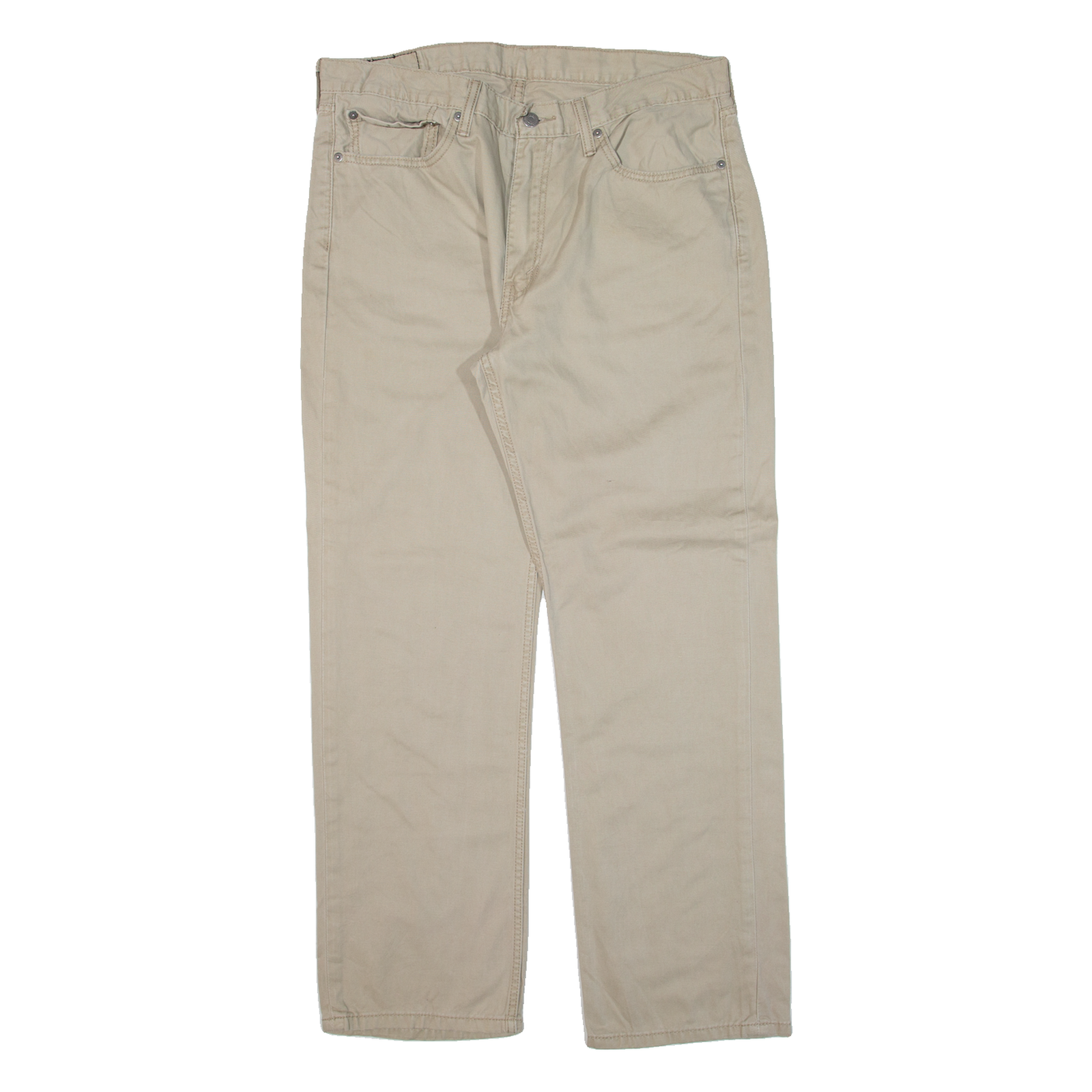 LEVI'S 514 Mens Trousers Beige Classic Straight W36 L30 Refurbished - N/A refurbished available on Cerqular