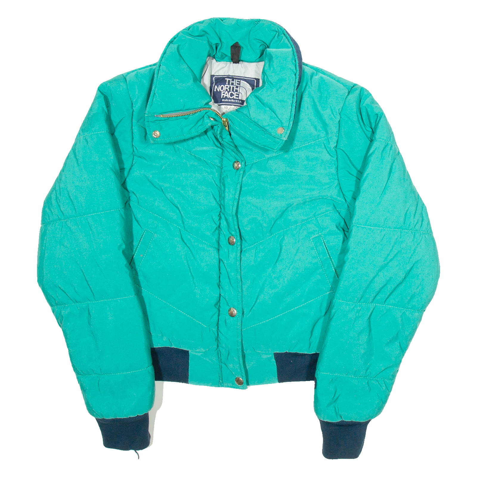 THE NORTH FACE Womens Puffer Jacket Green S Refurbished - N/A refurbished available on Cerqular