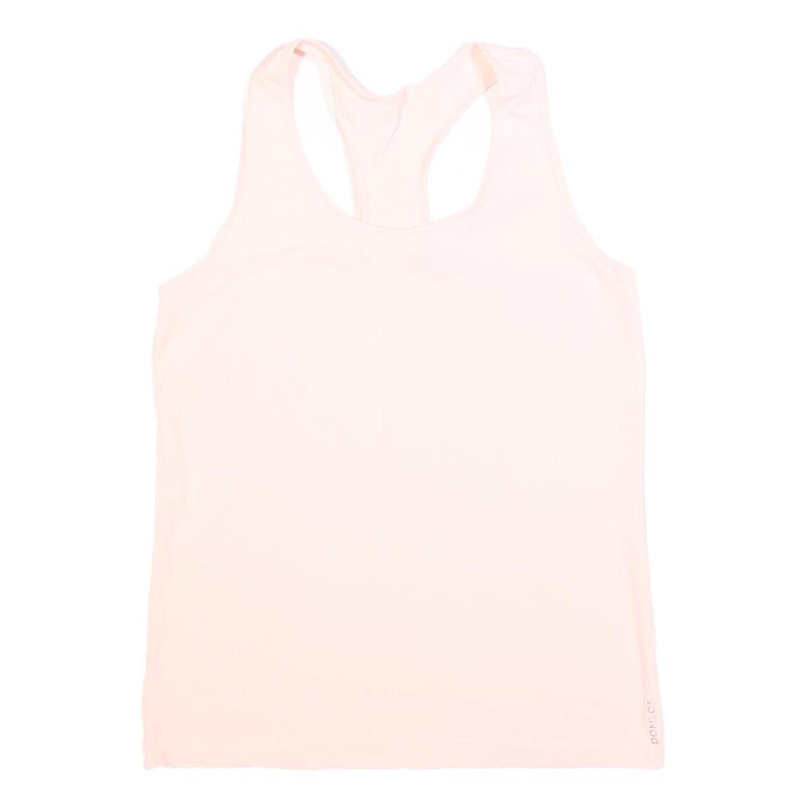 DOMYOS Womens Pink Racerback T-Shirt M Sports Gym Activewear Sleeveless Refurbished - N/A refurbished available on Cerqular