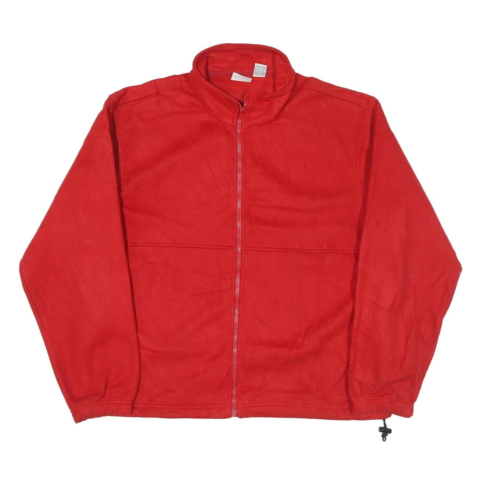 MTAPRO Mens Red Jacket L Polyester Blend Plain Zip Casual Wear Outerwear Refurbished - N/A refurbished available on Cerqular