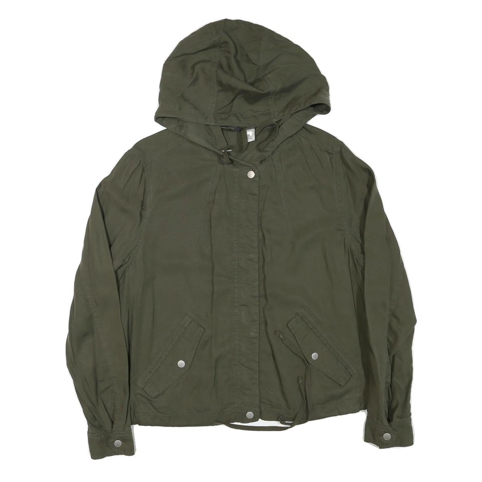 Buy H&M Womens Green Hooded Zip Jacket S Linen Blend Plain Lightweight Casual Refurbished - $29.89 H&M Womens Green Hooded Zip Jacket S Linen Blend Plain Lightweight Casual Refurbished - N/A refurbished available on Cerqular