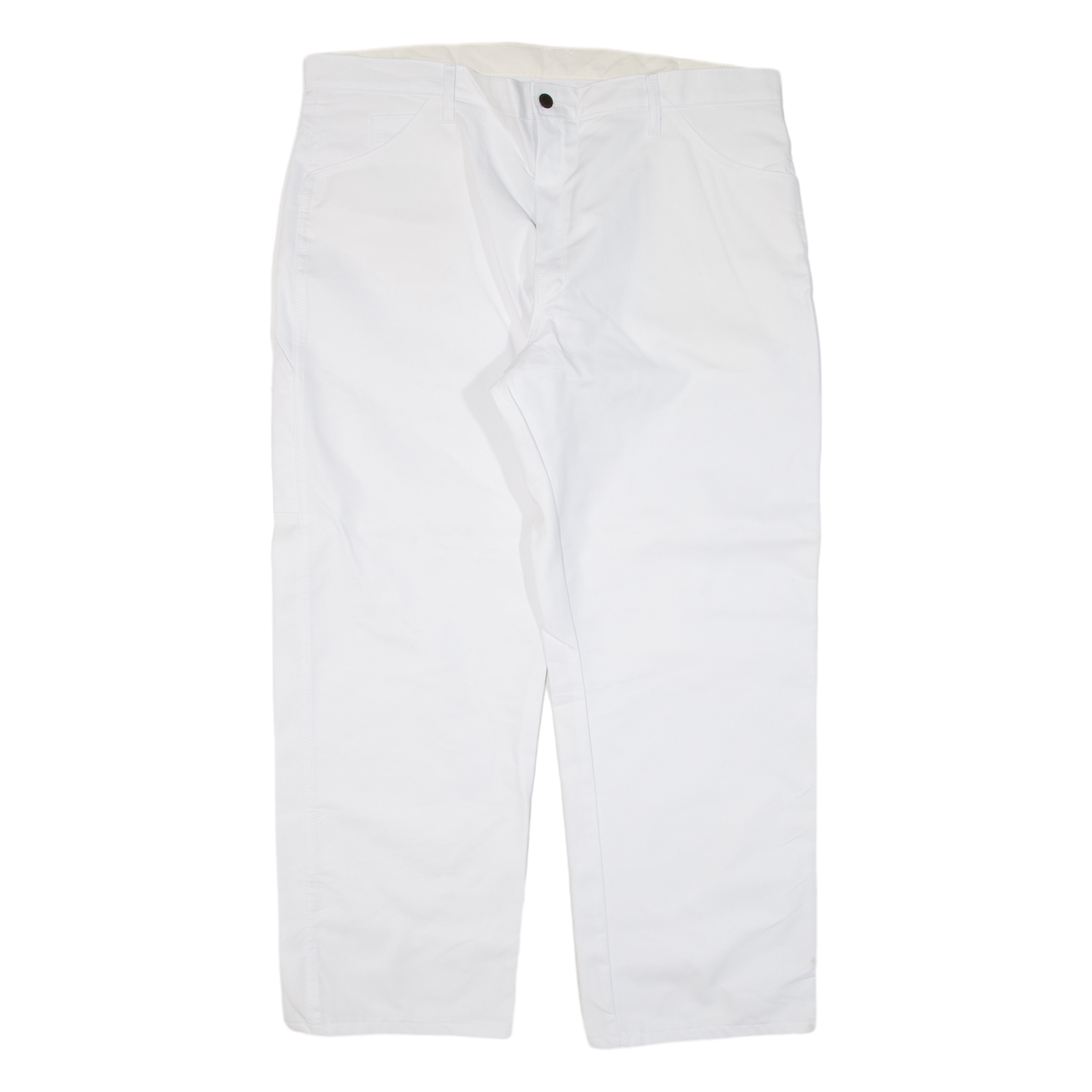 DICKIES Carpenter Workwear Mens Trousers White Regular Straight W40 L30 Refurbished - N/A refurbished available on Cerqular