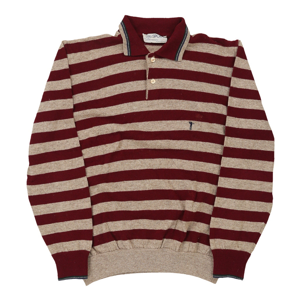 Blumarine Collared Jumper - XL Block Colour Wool Blend Refurbished - Thrifted (note: this is a term often used to describe second- refurbished available on Cerqular