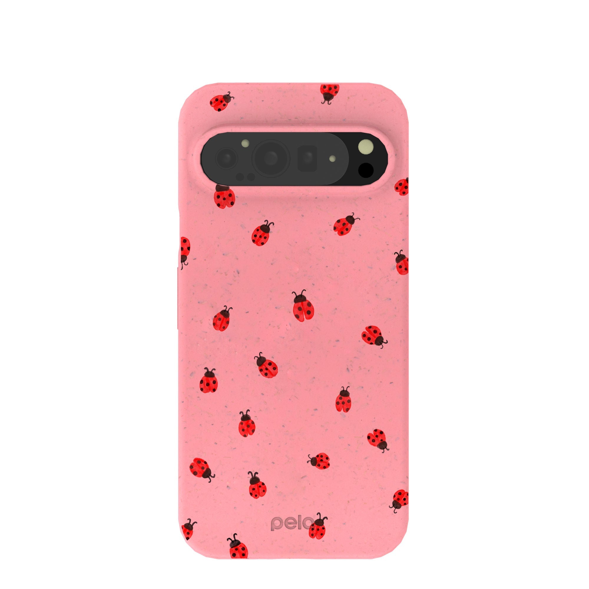 Bubblegum Pink Rosy Ladybug Google Pixel 9 Pro XL Case Refurbished - Pela Case refurbished available on Cerqular