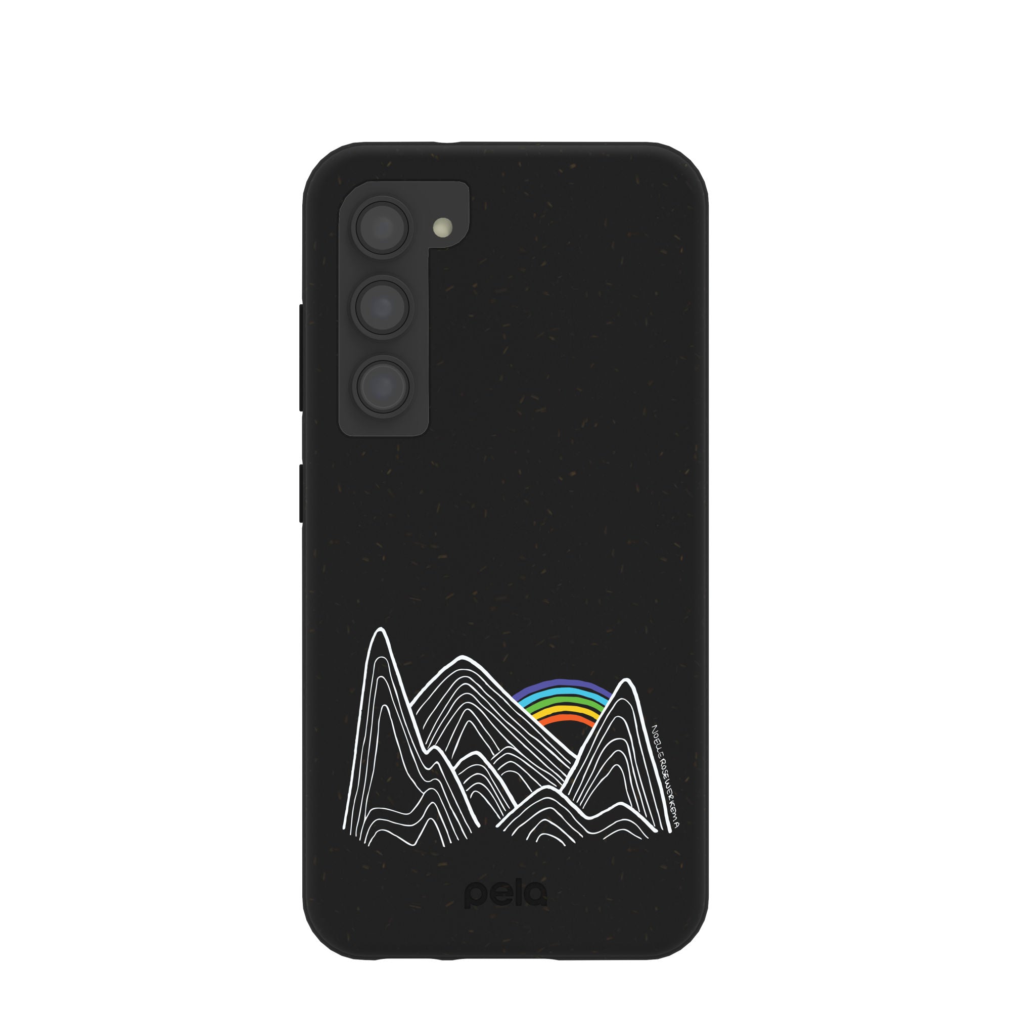 Black Elevation Samsung Galaxy S23 Case Refurbished - Pela Case refurbished available on Cerqular