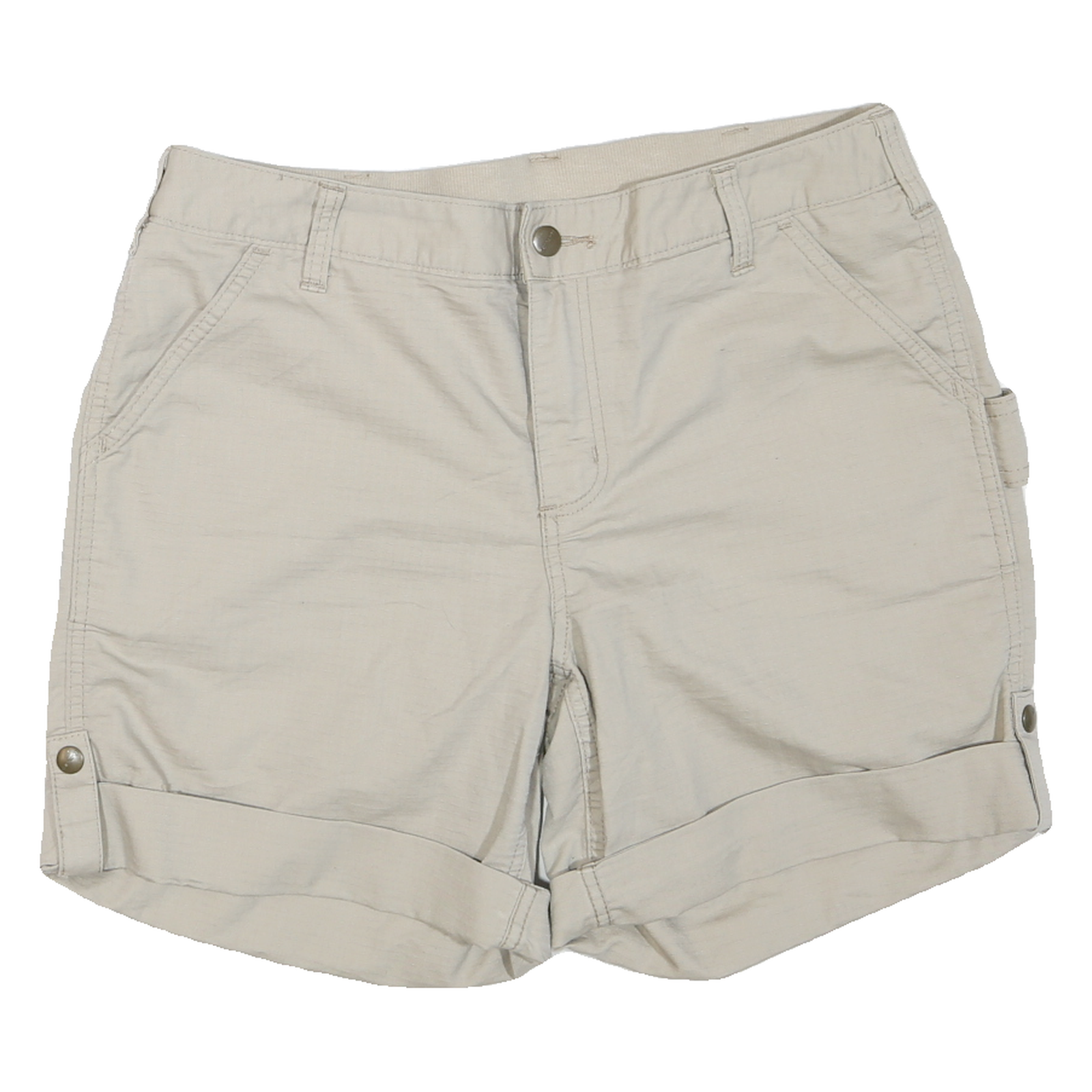 CARHARTT Womens Shorts Beige Casual M W34 Cotton Blend Comfort Lightweight Refurbished - N/A refurbished available on Cerqular