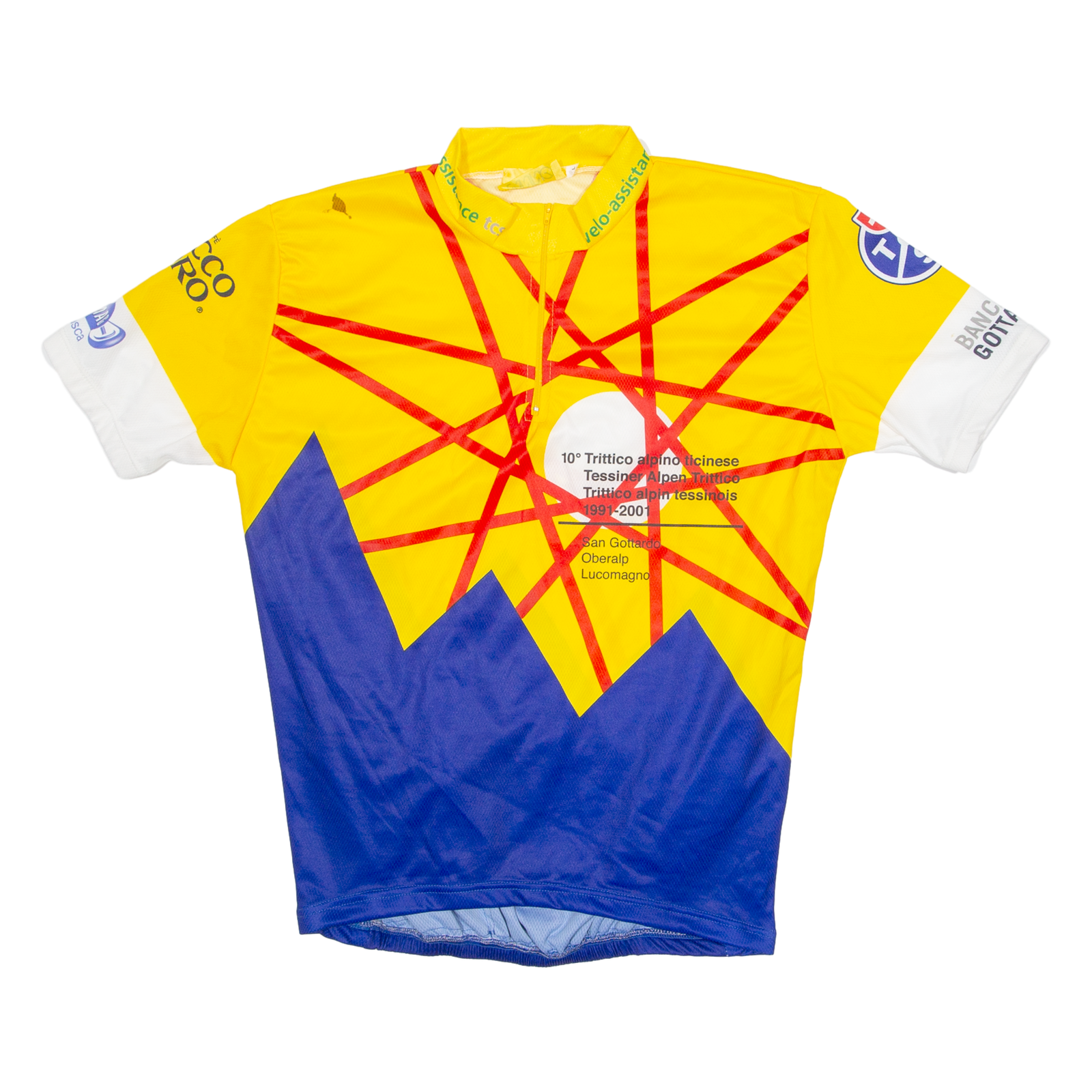 TANNER Cycling Mens Jersey Yellow 1/4 Zip XL Refurbished - N/A refurbished available on Cerqular