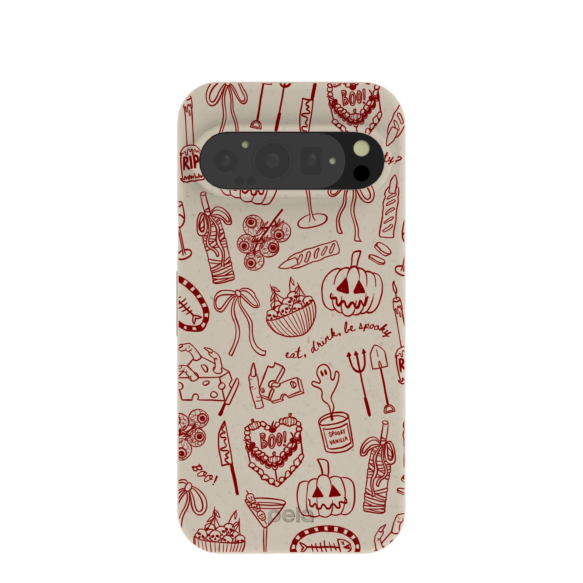 London Fog Spooky Dinner Party Google Pixel 9/9 Pro Case Refurbished - Pela Case refurbished available on Cerqular