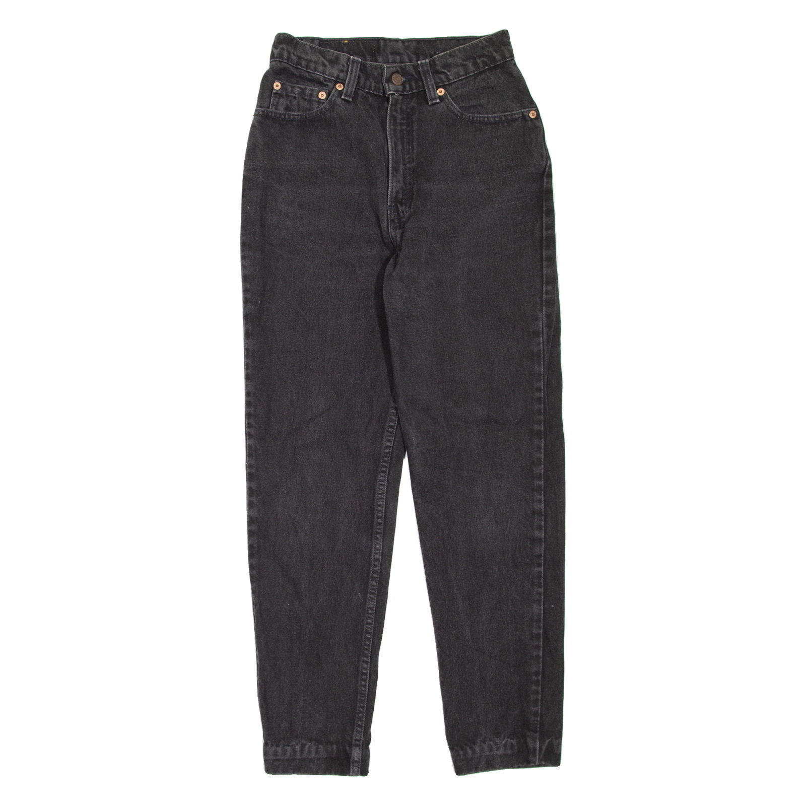 LEVI'S 512 Made In USA Womens Jeans Black Regular Mom 90s W24 L27 Refurbished - N/A refurbished available on Cerqular