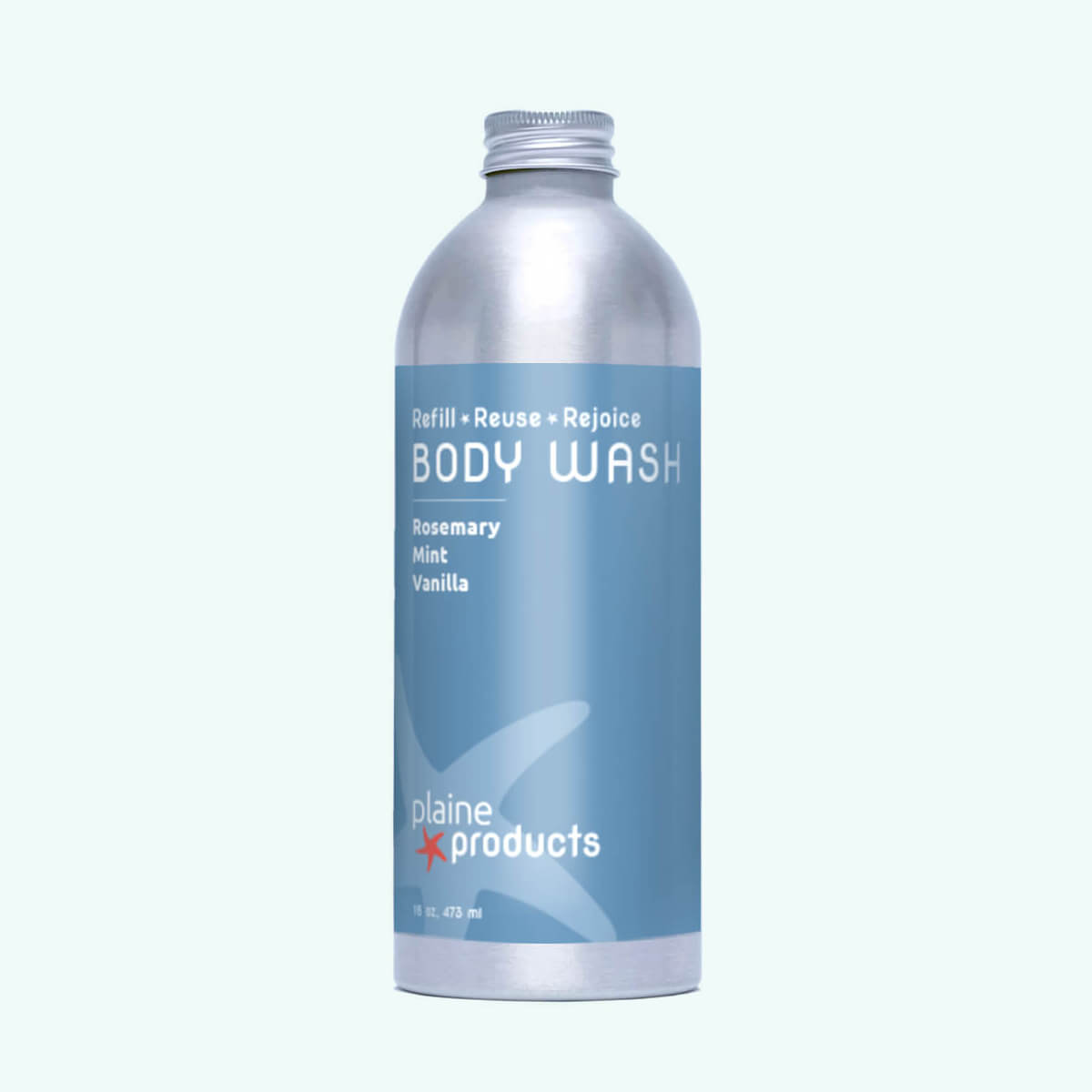 Body Wash | Scent: Unscented | Size: 16 oz | Pump: No Pump (Refill) Refurbished - Plaine Products refurbished available on Cerqular