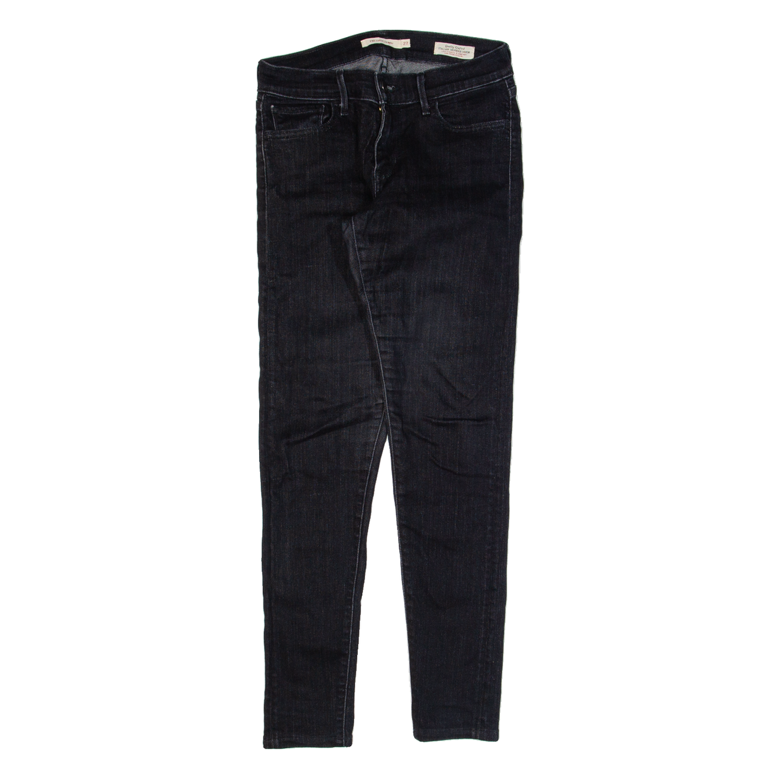 LEVI'S 710 Womens Jeans Black Slim Skinny W27 L30 Refurbished - N/A refurbished available on Cerqular