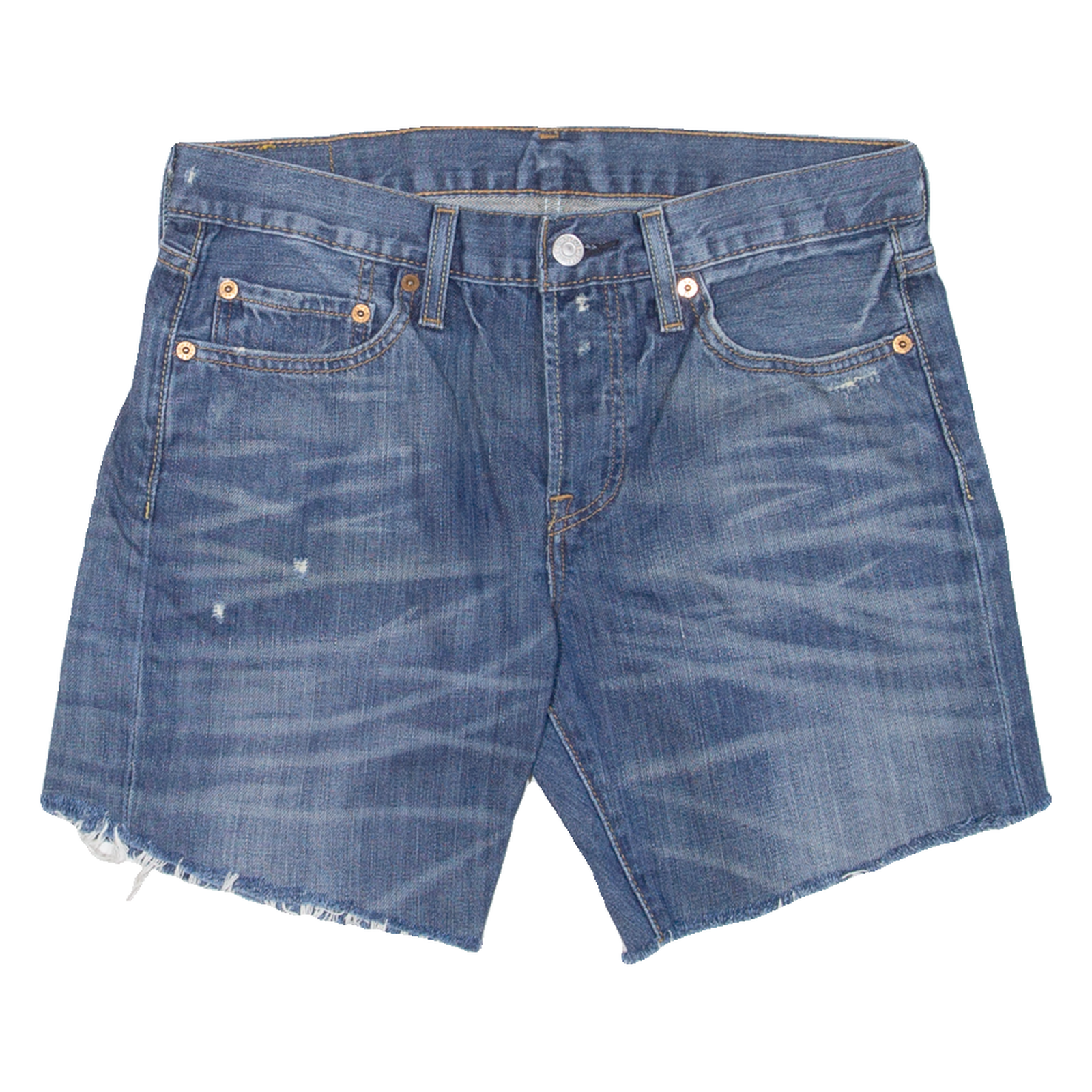 LEVI'S 501 Womens Denim Shorts Blue XS W26 Refurbished - N/A refurbished available on Cerqular