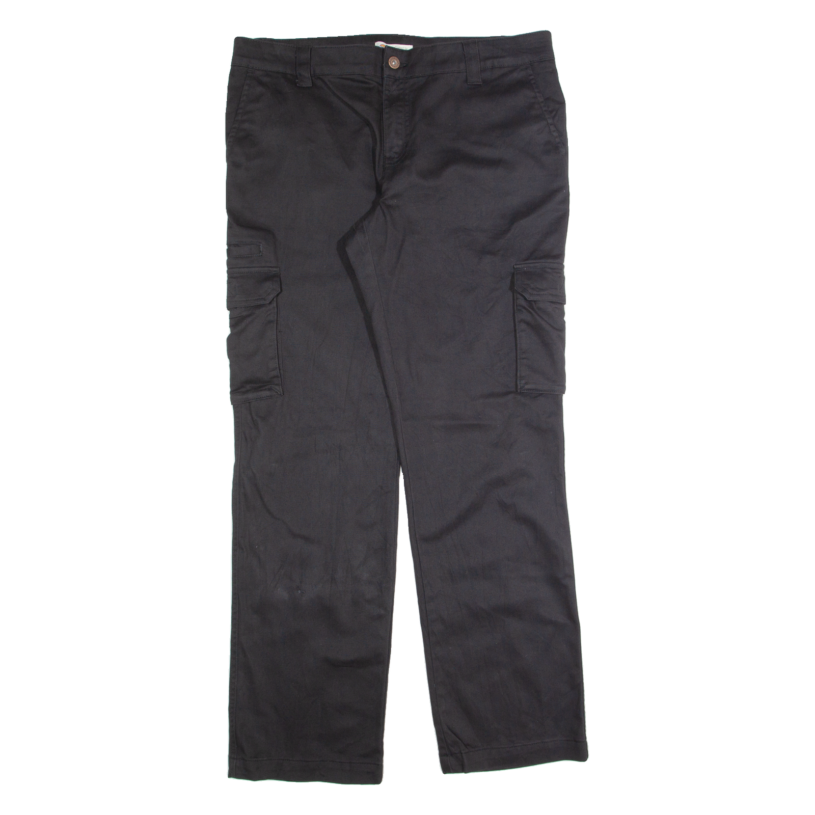 DICKIES Cargo Workwear Womens Trousers Black Relaxed Straight W36 L32 Refurbished - N/A refurbished available on Cerqular