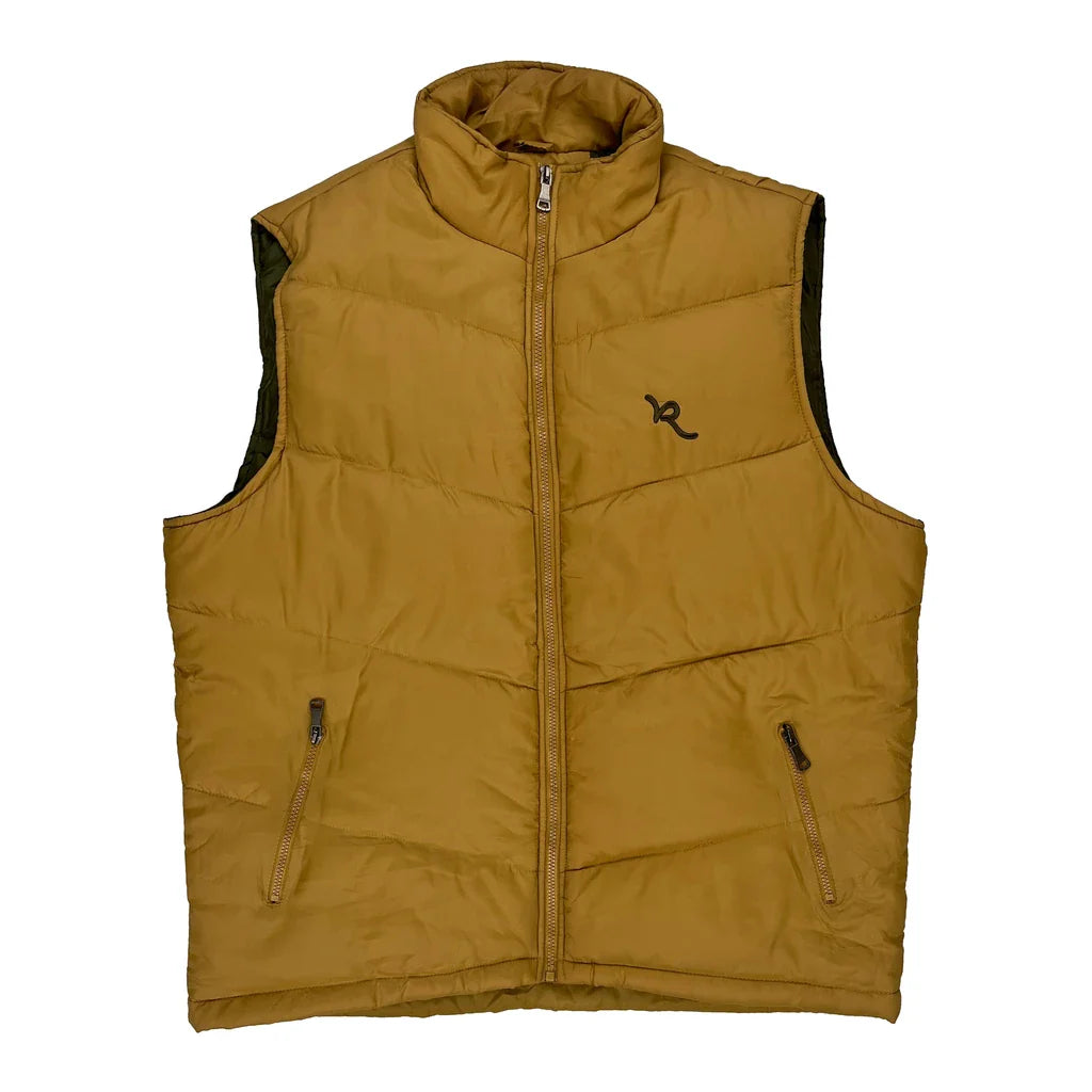 Rocawear Gilet - 2XL Yellow Polyester Refurbished - Thrifted (note: this is a term often used to describe second- refurbished available on Cerqular