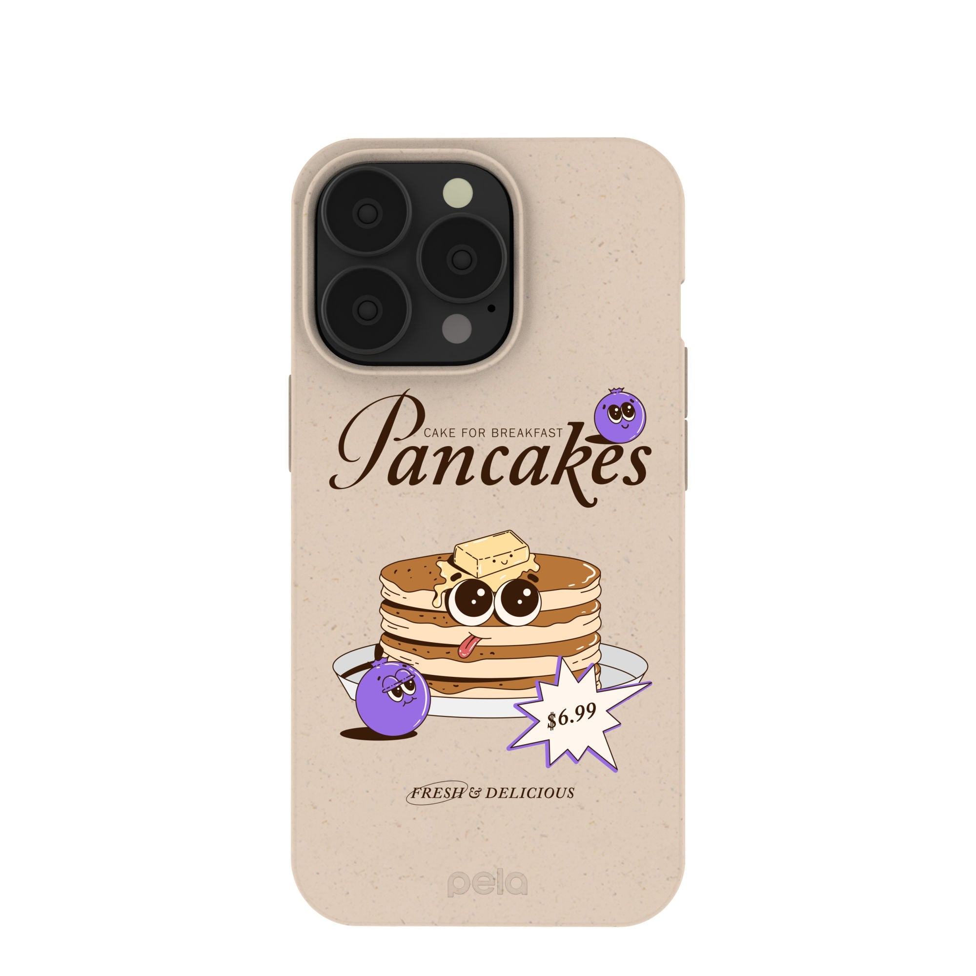 Seashell Pancake Time iPhone 13 Pro Case Refurbished - Pela Case refurbished available on Cerqular