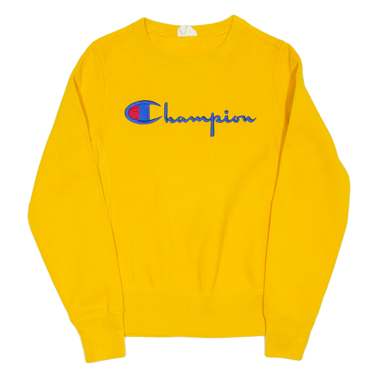 CHAMPION REVERSE WEAVE Mens Sweatshirt Yellow XS Refurbished - N/A refurbished available on Cerqular