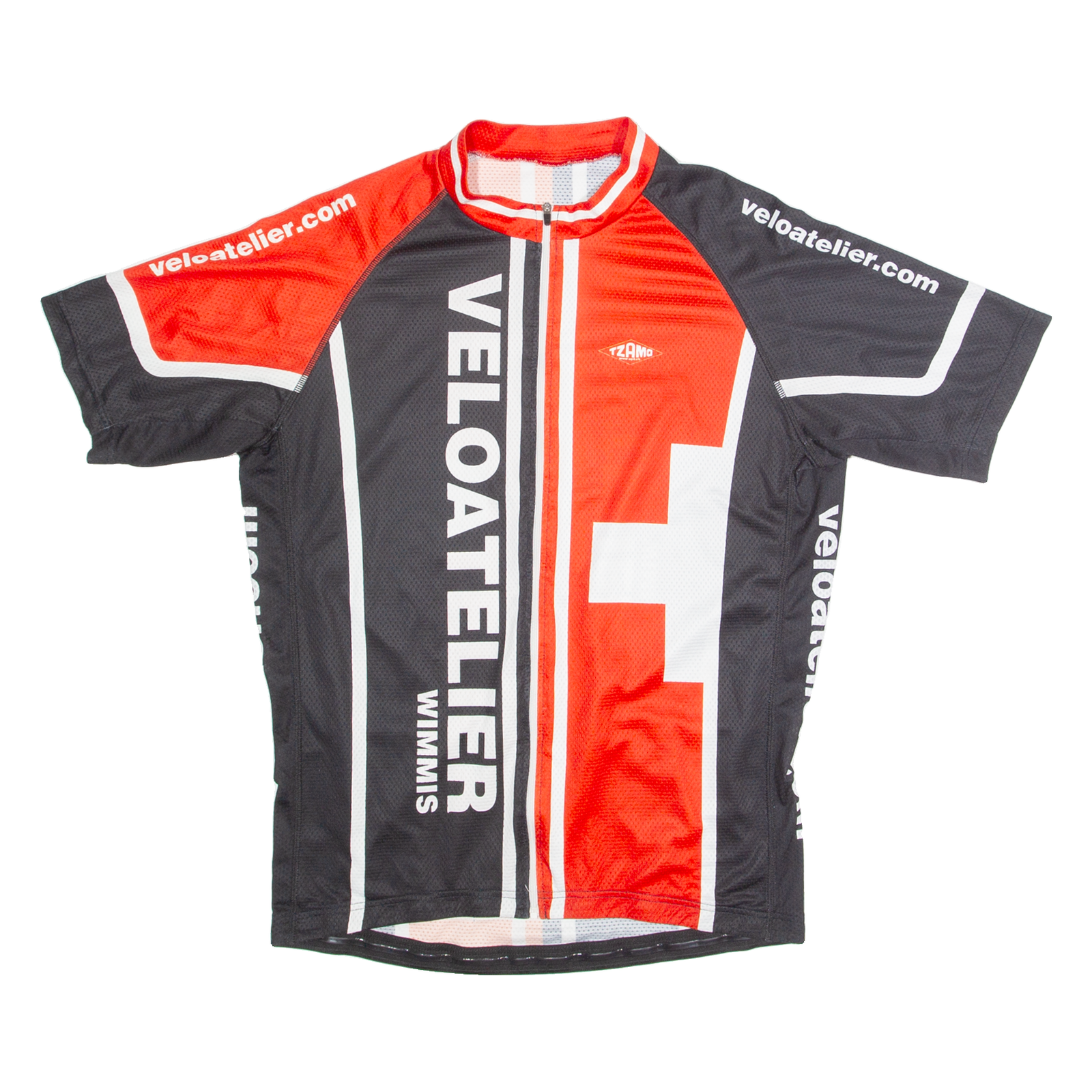 TZAMO Cycling Zip Up Mens Jersey Black High Neck XL Refurbished - N/A refurbished available on Cerqular