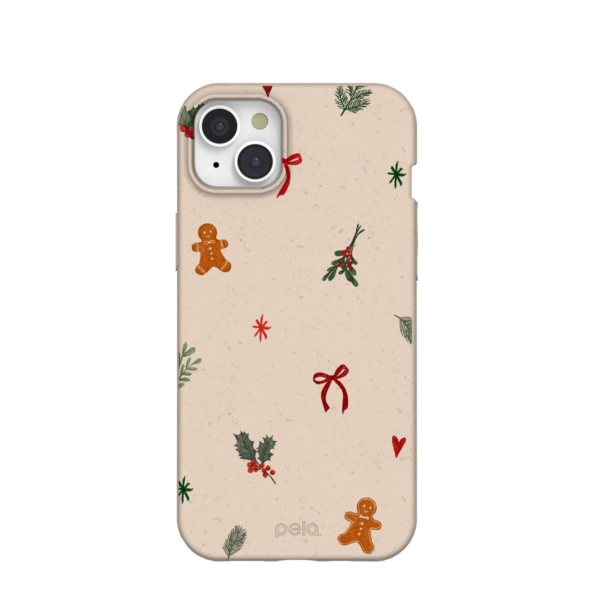 Seashell Be Merry iPhone 15 Plus Case Refurbished - Pela Case refurbished available on Cerqular