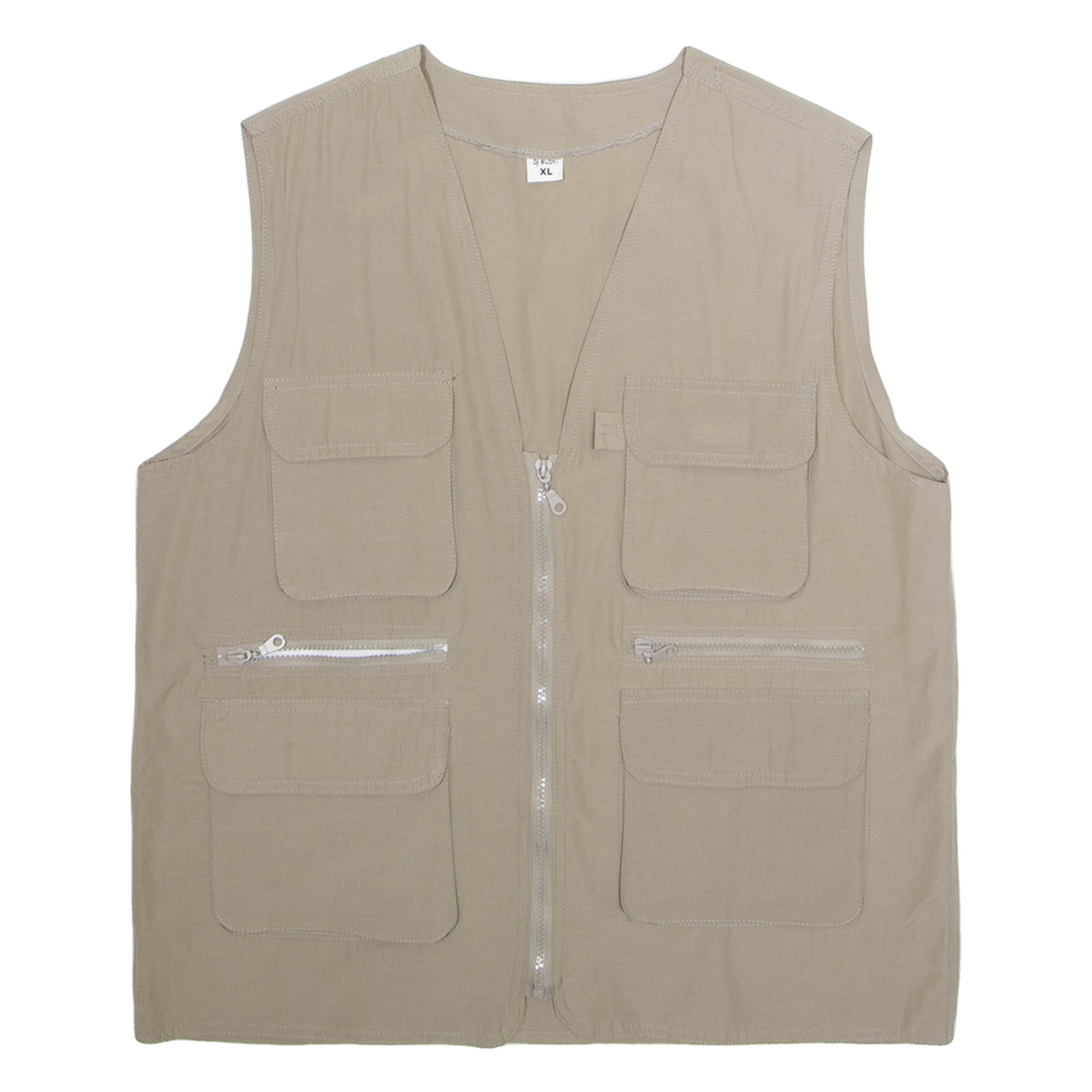 Buy Mens Utility Vest Gilet Cream XL Refurbished - $36.39 Mens Utility Vest Gilet Cream XL Refurbished - N/A refurbished available on Cerqular