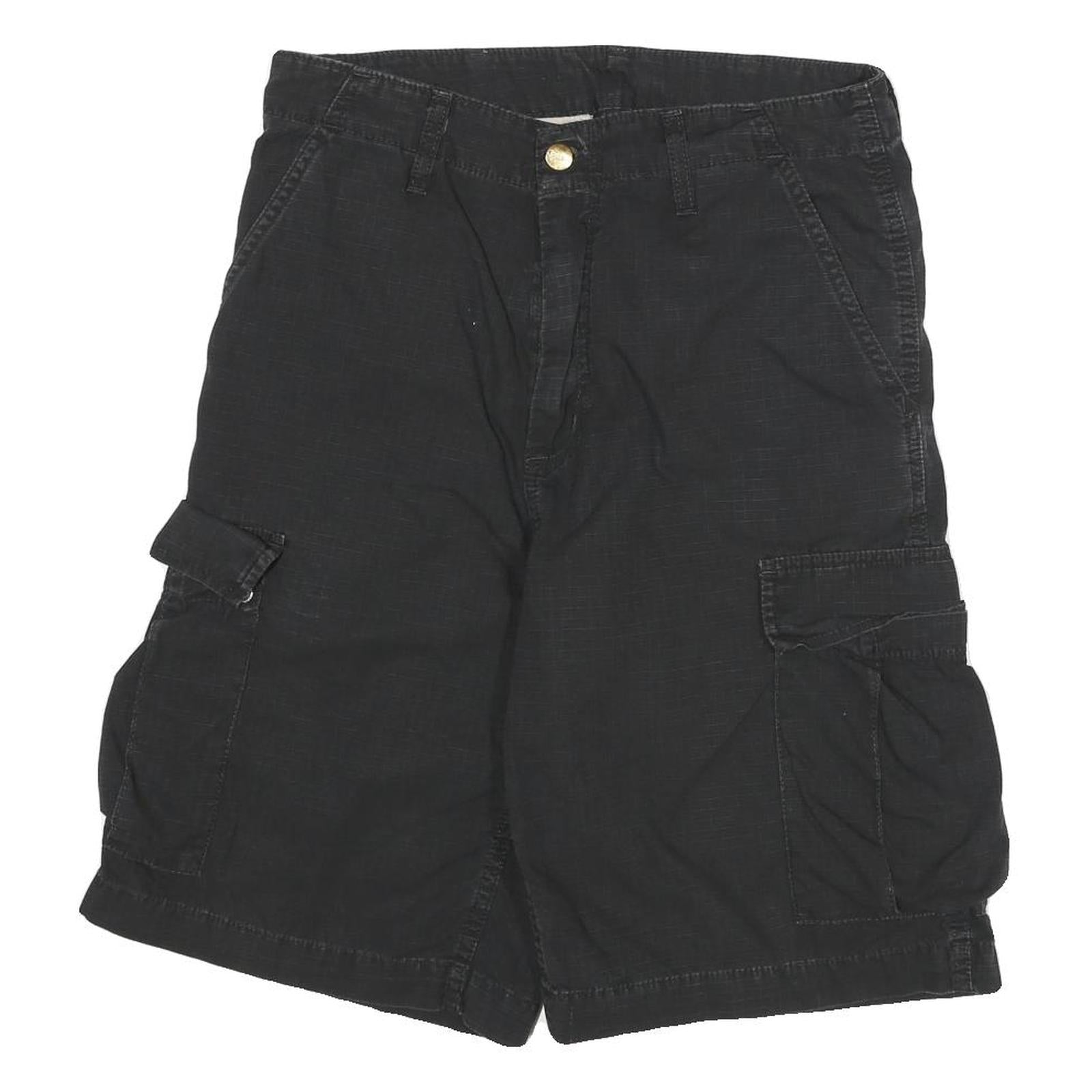 CARHARTT Mens Shorts Black Cargo M W28 Durable Workwear Pocketed Refurbished - N/A refurbished available on Cerqular