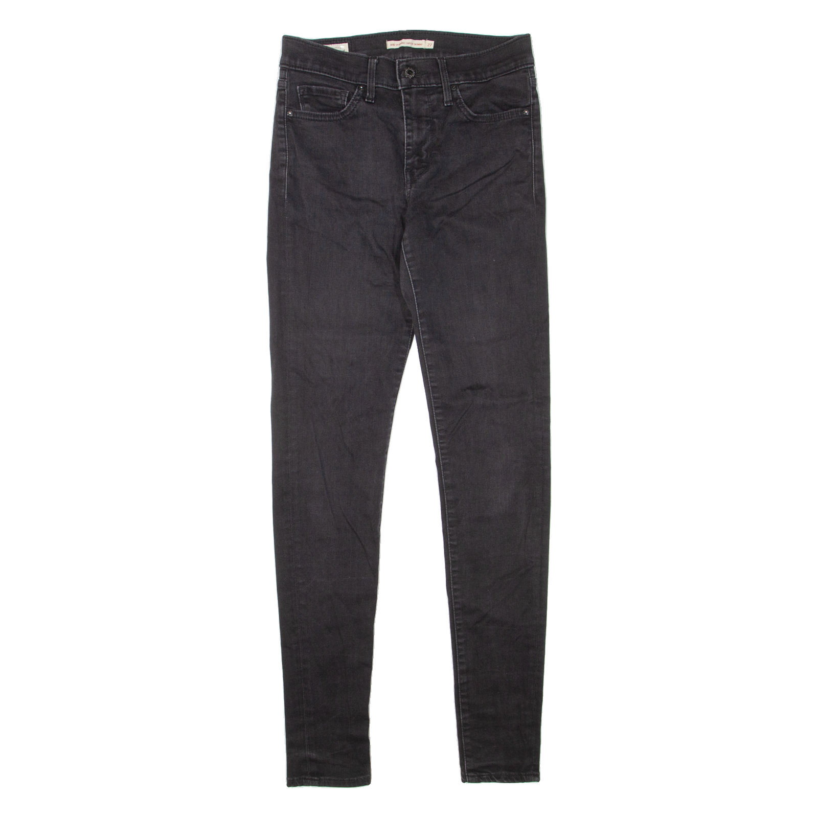 LEVI'S 310 Shaping BIG E Womens Jeans Black Slim Skinny W27 L32 Refurbished - N/A refurbished available on Cerqular