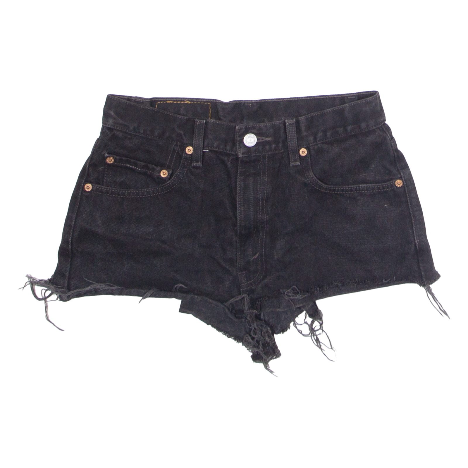 LEVI'S Altered 505 Womens Denim Shorts Black 90s M W30 Refurbished - N/A refurbished available on Cerqular