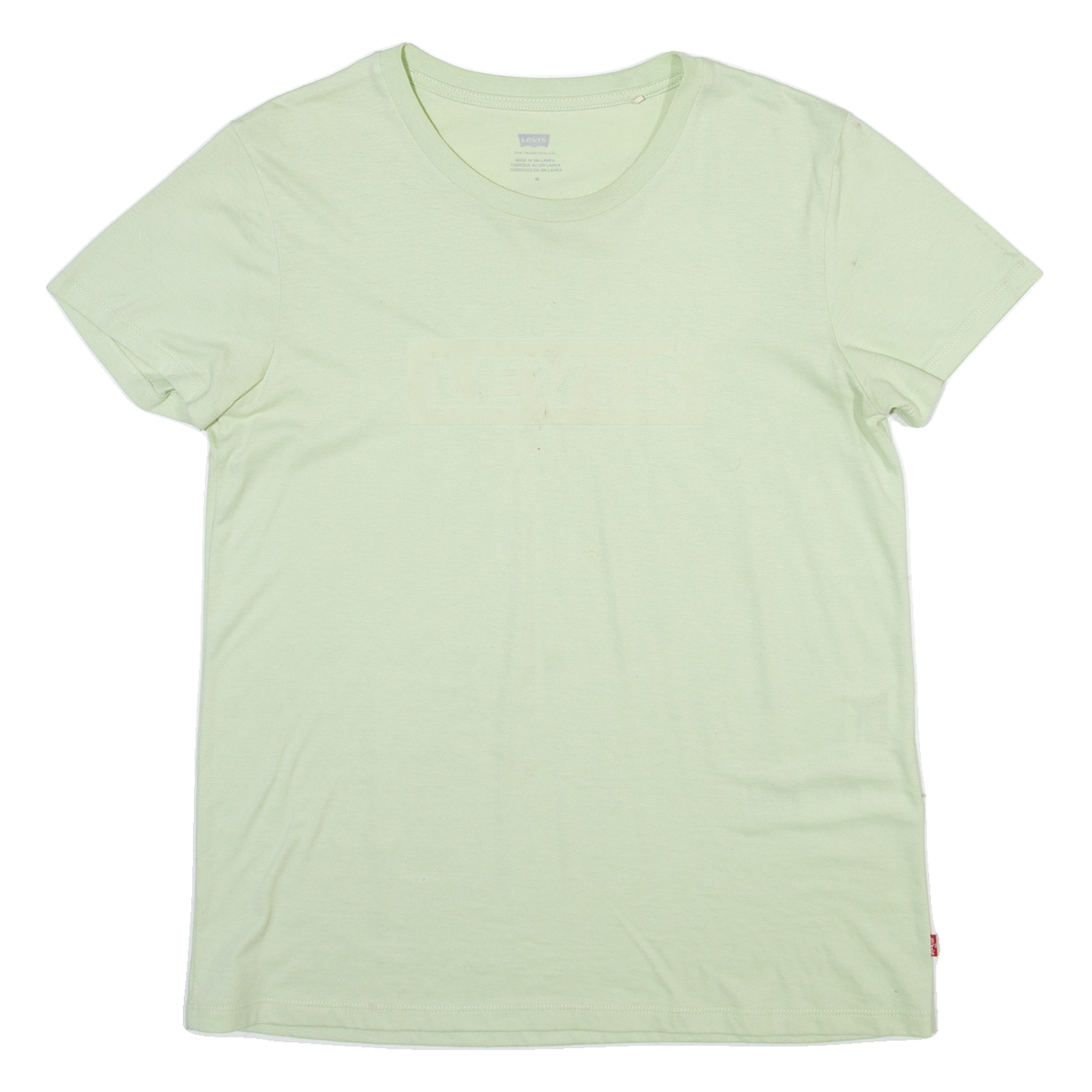 LEVI'S Mens T-Shirt Green M Refurbished - N/A refurbished available on Cerqular