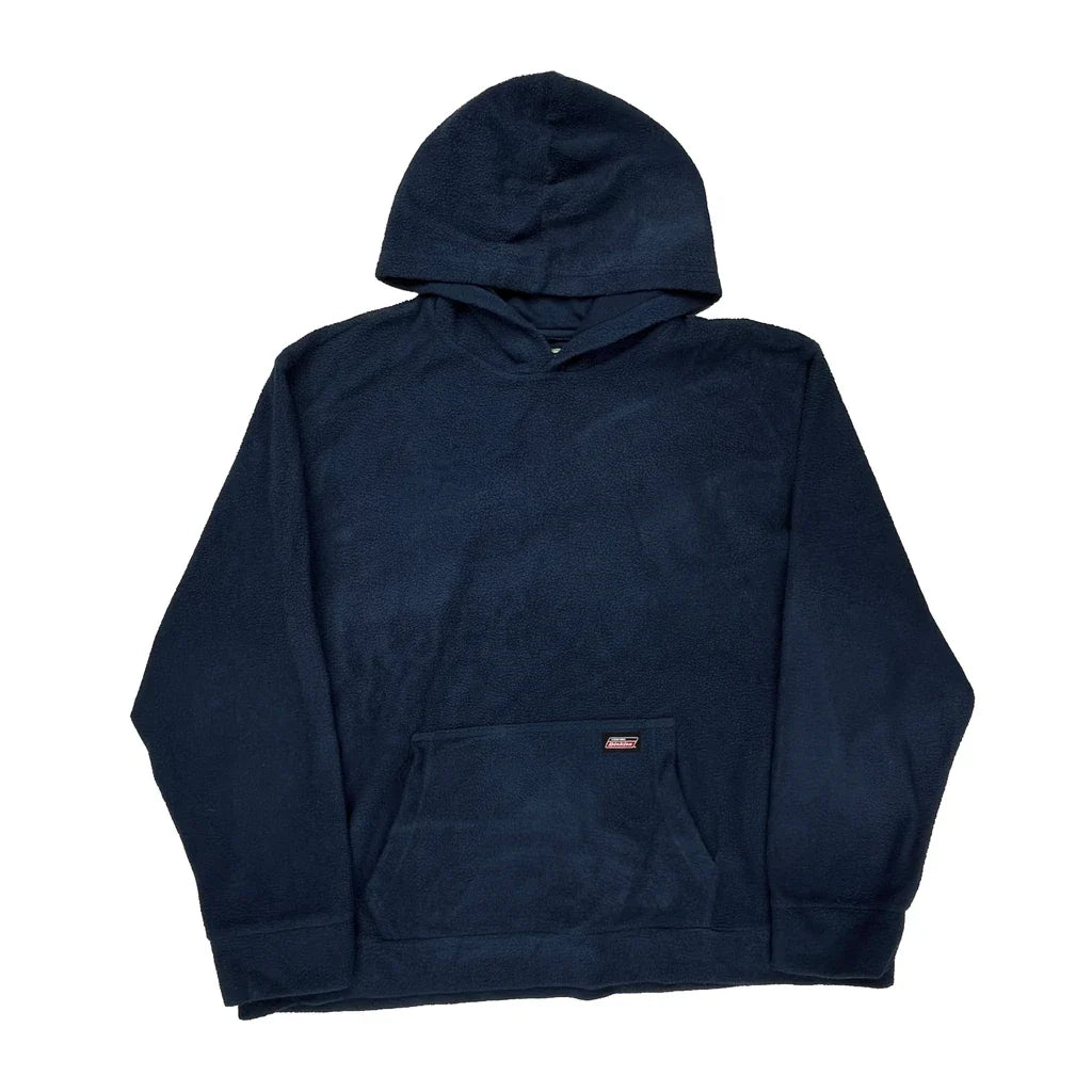 Dickies Fleece - 2XL Navy Polyester Refurbished - Thrifted (note: this is a term often used to describe second- refurbished available on Cerqular