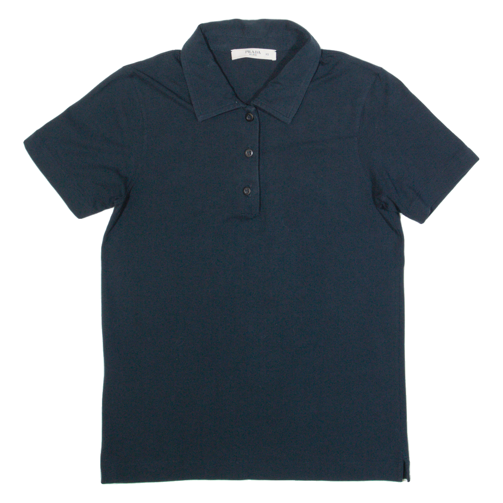 PRADA Womens Polo Shirt Blue XS Refurbished - N/A refurbished available on Cerqular
