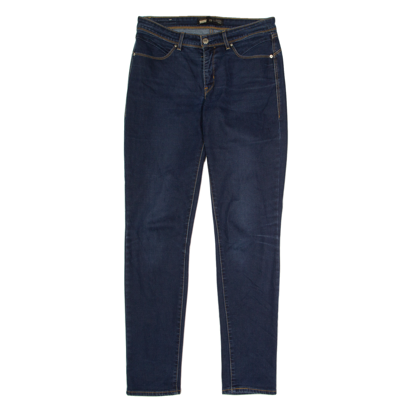 LEVI'S Demi Curve Womens Jeans Blue Regular Skinny W29 L32 Refurbished - N/A refurbished available on Cerqular