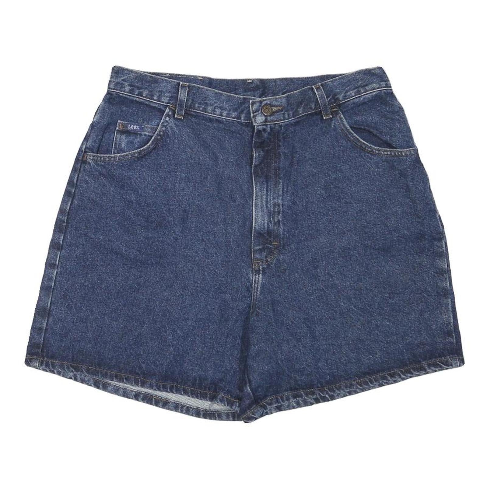 LEE Mens Denim Blue Shorts Casual L W34 Classic Fit Cotton Blend Refurbished - N/A refurbished available on Cerqular