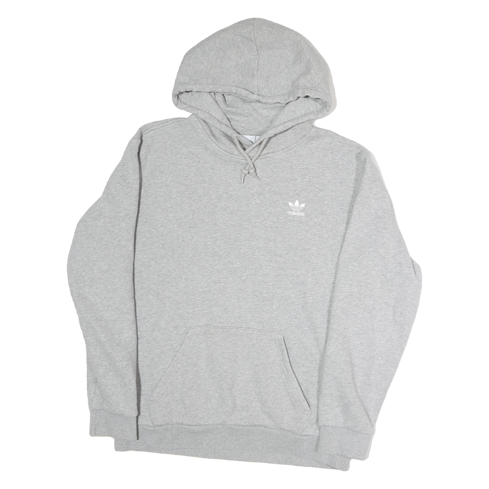 ADIDAS Mens Grey Hoodie M Cotton Pullover Sports Casual Sweatshirt Refurbished - N/A refurbished available on Cerqular