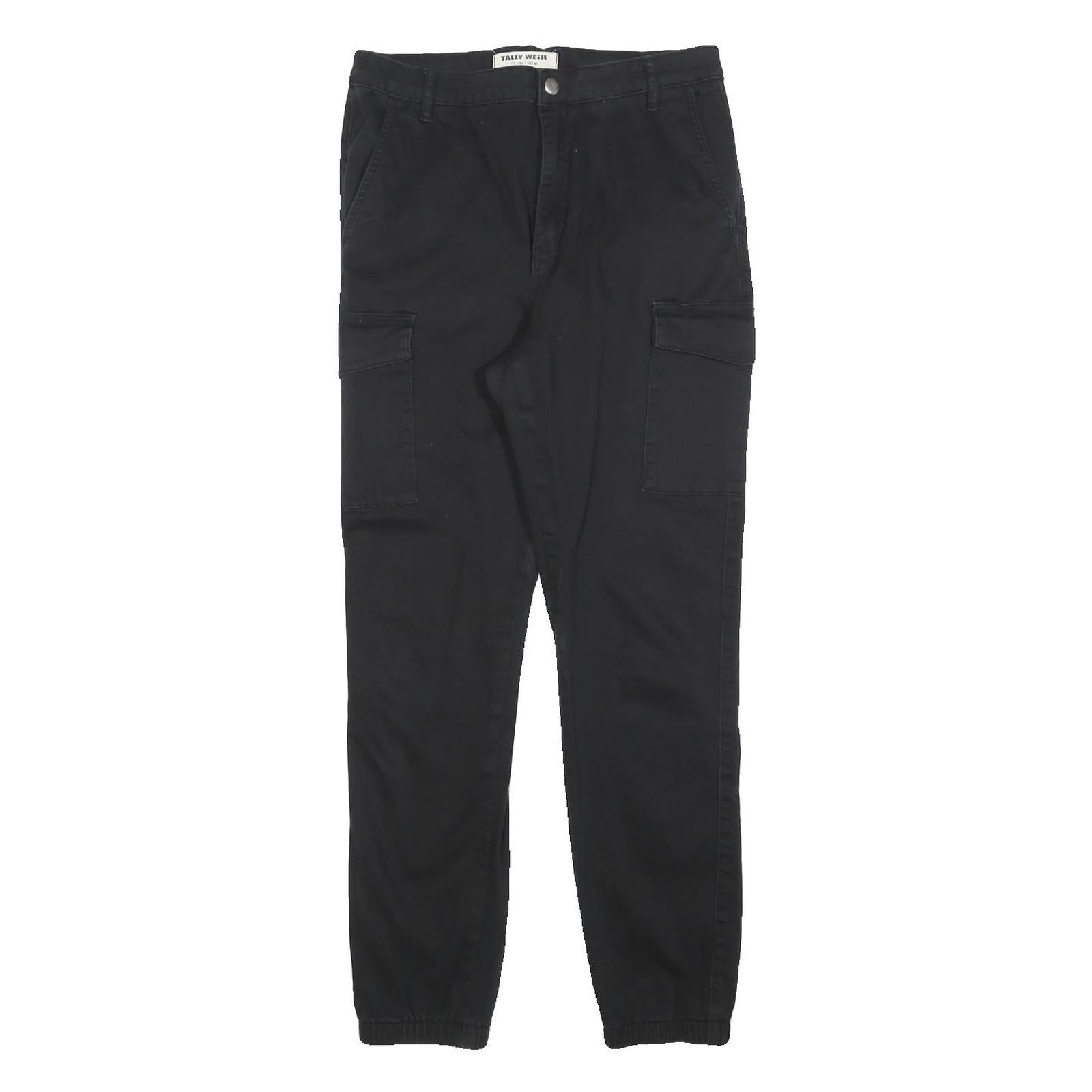 Buy TALLY WEIJL Womens Cotton Blend Black Slim Cargo Trousers W30 L28 Stylish Casual Refurbished - $23.39 TALLY WEIJL Womens Cotton Blend Black Slim Cargo Trousers W30 L28 Stylish Casual Refurbished - N/A refurbished available on Cerqular