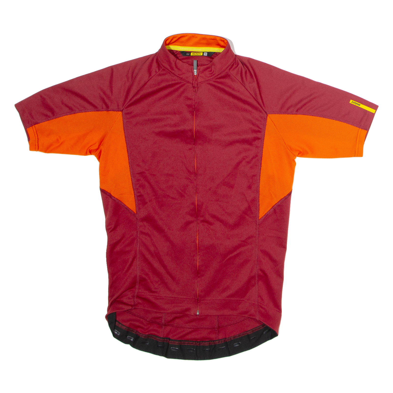 MAVIC Full Zip Cycling Mens Jersey Maroon High Neck S Refurbished - N/A refurbished available on Cerqular