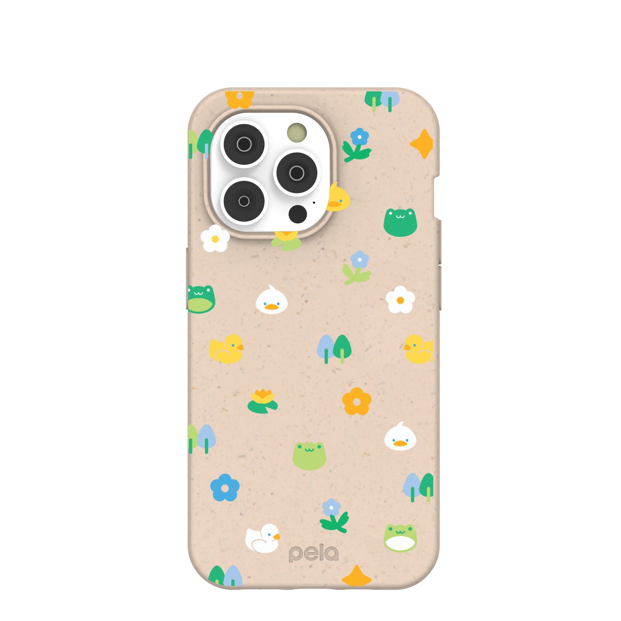 Seashell Merry Medley iPhone 14 Pro Case Refurbished - Pela Case refurbished available on Cerqular