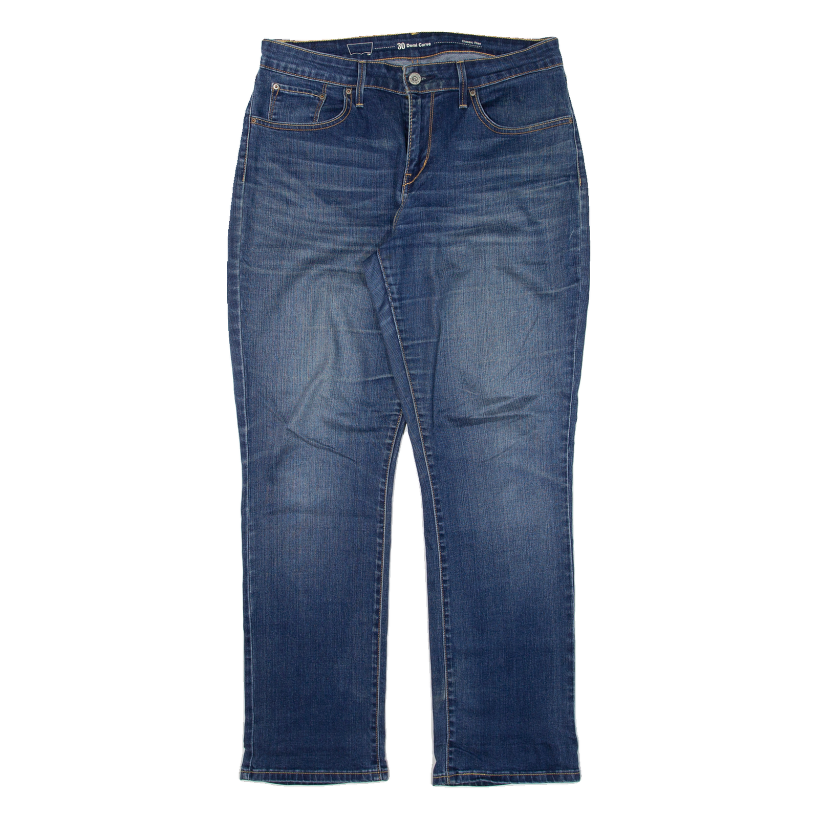 LEVI'S Classic Rise Womens Jeans Blue Regular Straight W30 L30 Refurbished - N/A refurbished available on Cerqular