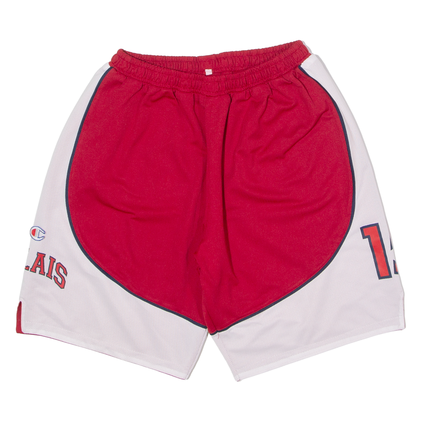 CHAMPION Valais Basketball #15 Mens Sports Shorts Red Colourblock L W28 Refurbished - N/A refurbished available on Cerqular