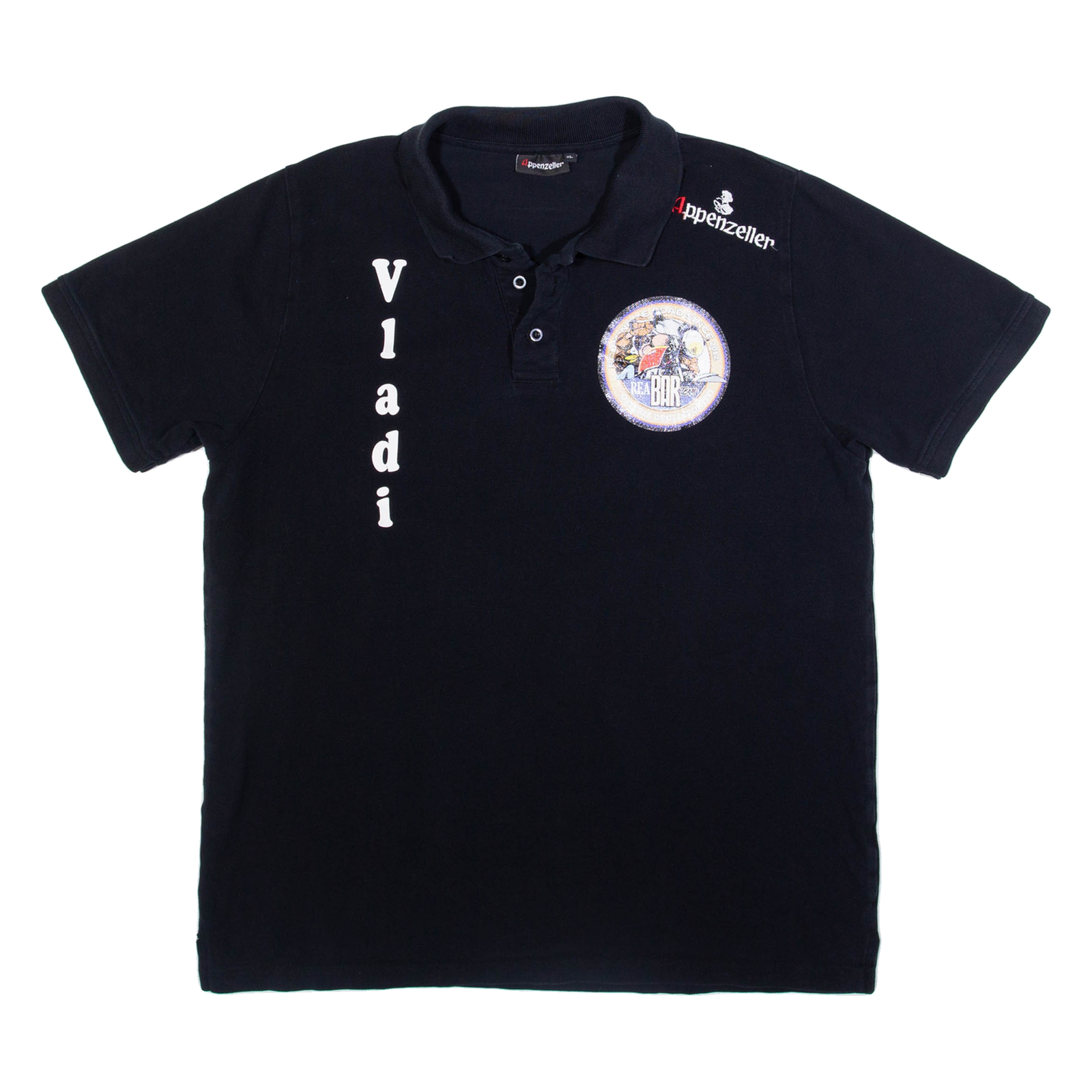 APPENZELLER Mens Polo Shirt Black XL Refurbished - N/A refurbished available on Cerqular