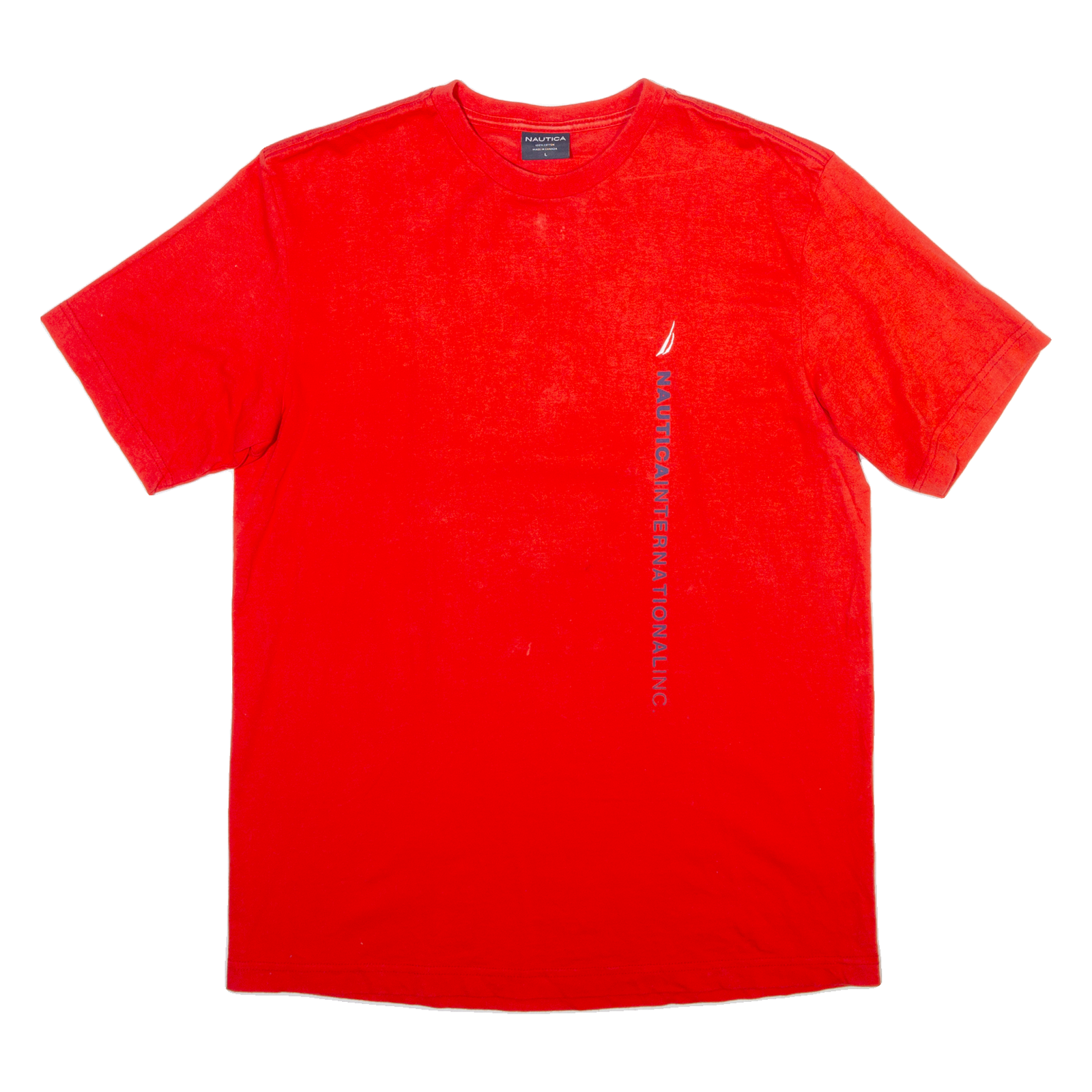 Buy NAUTICA Mens T-Shirt Red L Refurbished - $16.89 NAUTICA Mens T-Shirt Red L Refurbished - N/A refurbished available on Cerqular