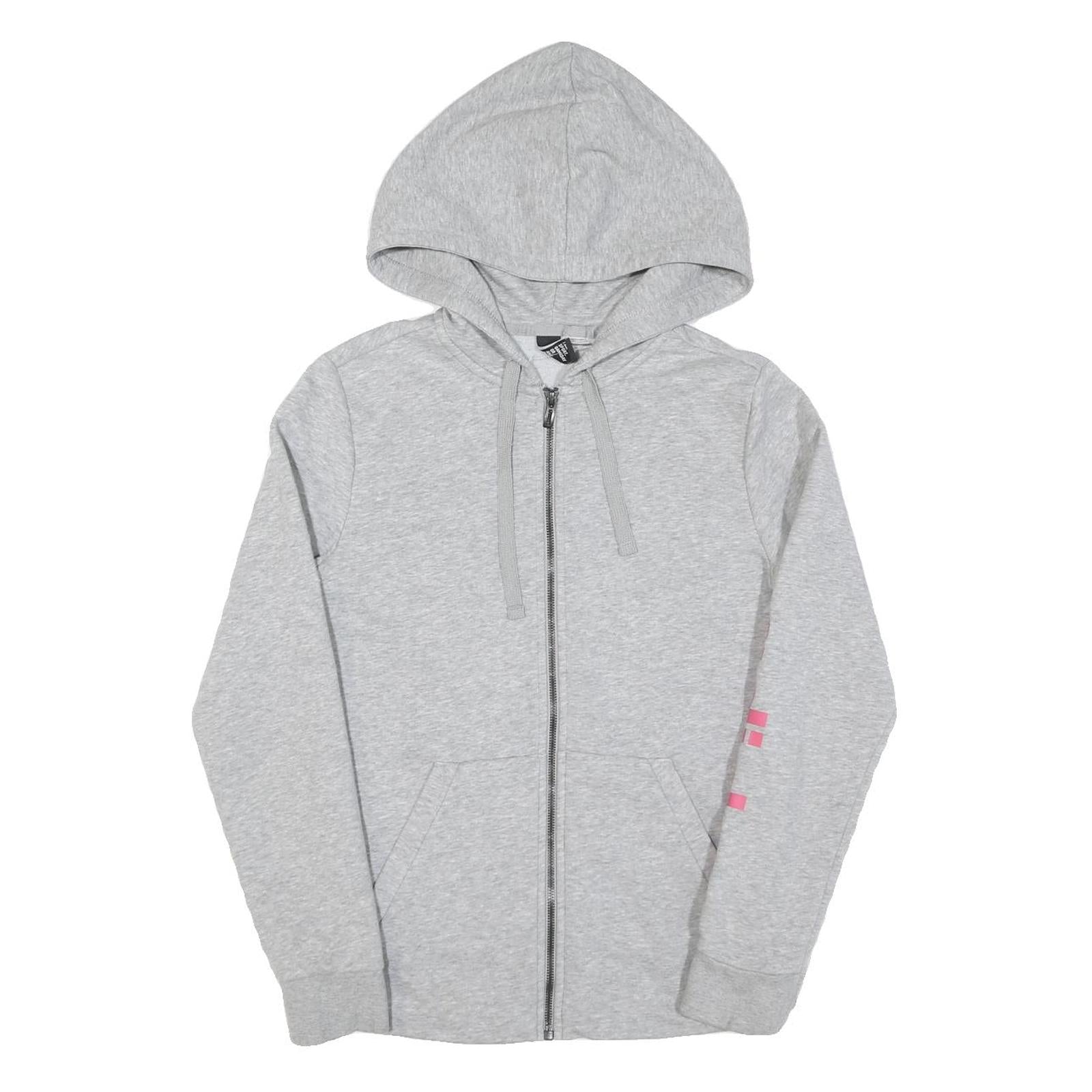 Buy ADIDAS Womens Grey Hoodie Zip Up XS Pink Sleeve Logo Casual Zip Hoodie Refurbished - $33.79 ADIDAS Womens Grey Hoodie Zip Up XS Pink Sleeve Logo Casual Zip Hoodie Refurbished - N/A refurbished available on Cerqular