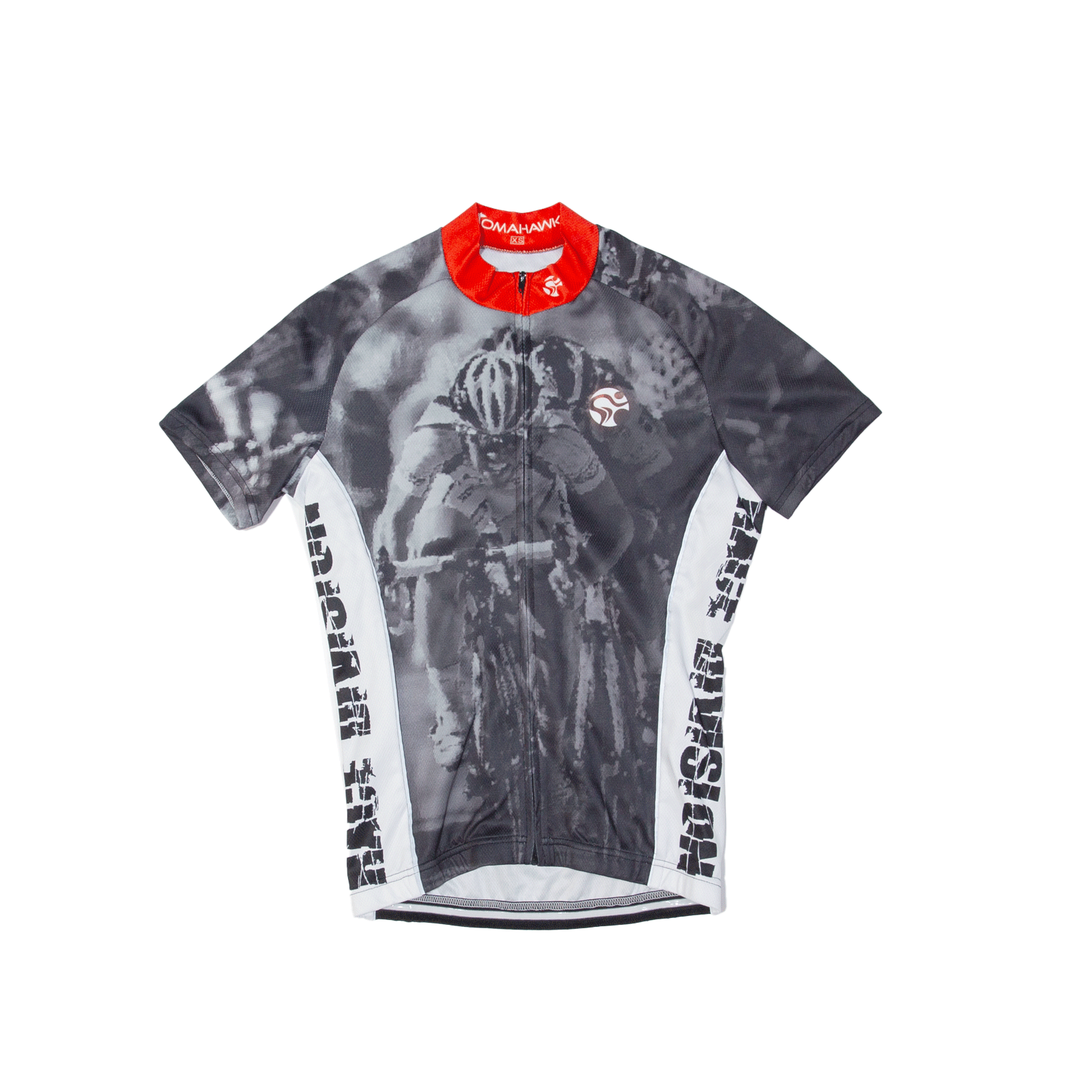 TOMAHAWK Cycling Full Zip Mens Jersey Grey XS Refurbished - N/A refurbished available on Cerqular