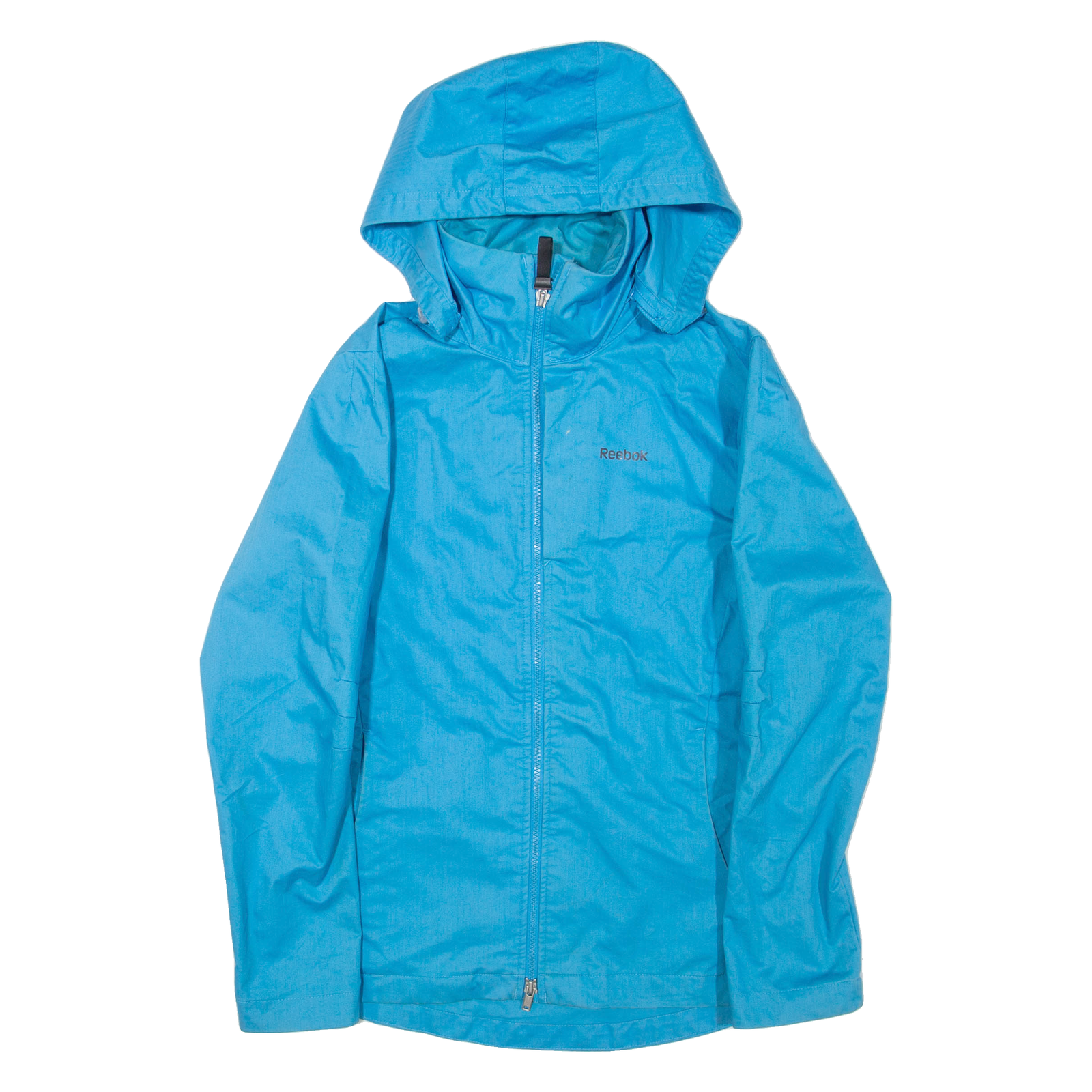 REEBOK Womens Jacket Blue Hooded UK 12 Refurbished - N/A refurbished available on Cerqular