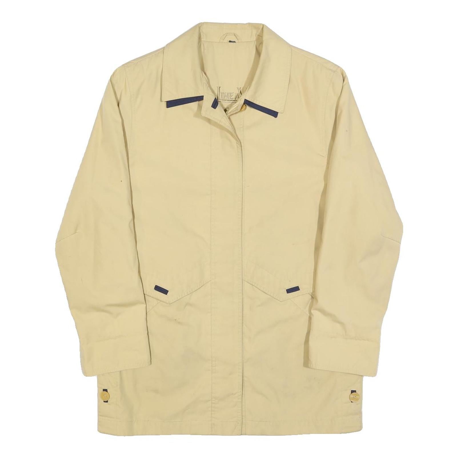 Buy LINEAV Womens Beige Button Cotton Blend Casual Jacket S Plain Lightweight Refurbished - $32.49 LINEAV Womens Beige Button Cotton Blend Casual Jacket S Plain Lightweight Refurbished - N/A refurbished available on Cerqular
