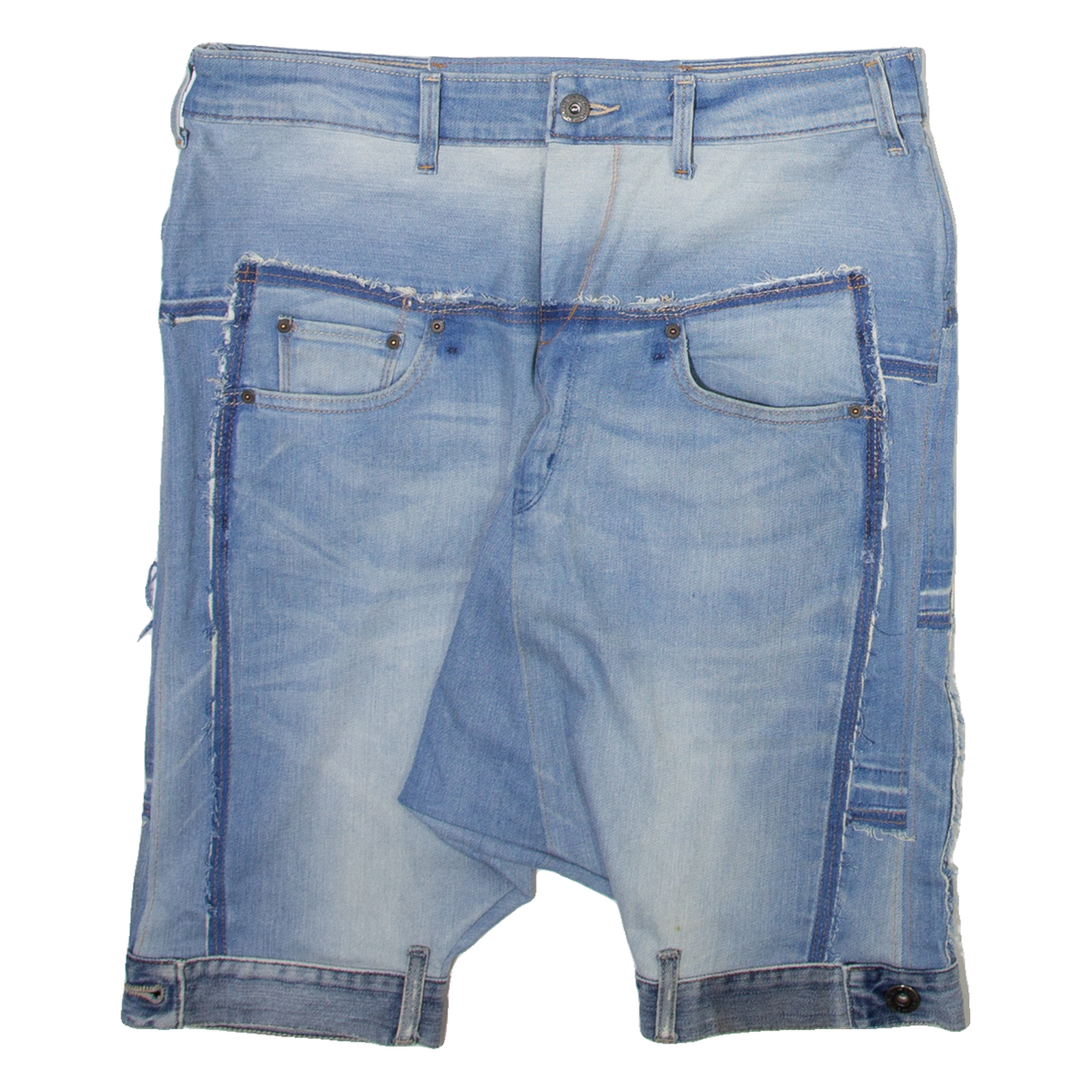 LEVI'S Reworked Womens Denim Shorts Blue M W32 Refurbished - N/A refurbished available on Cerqular