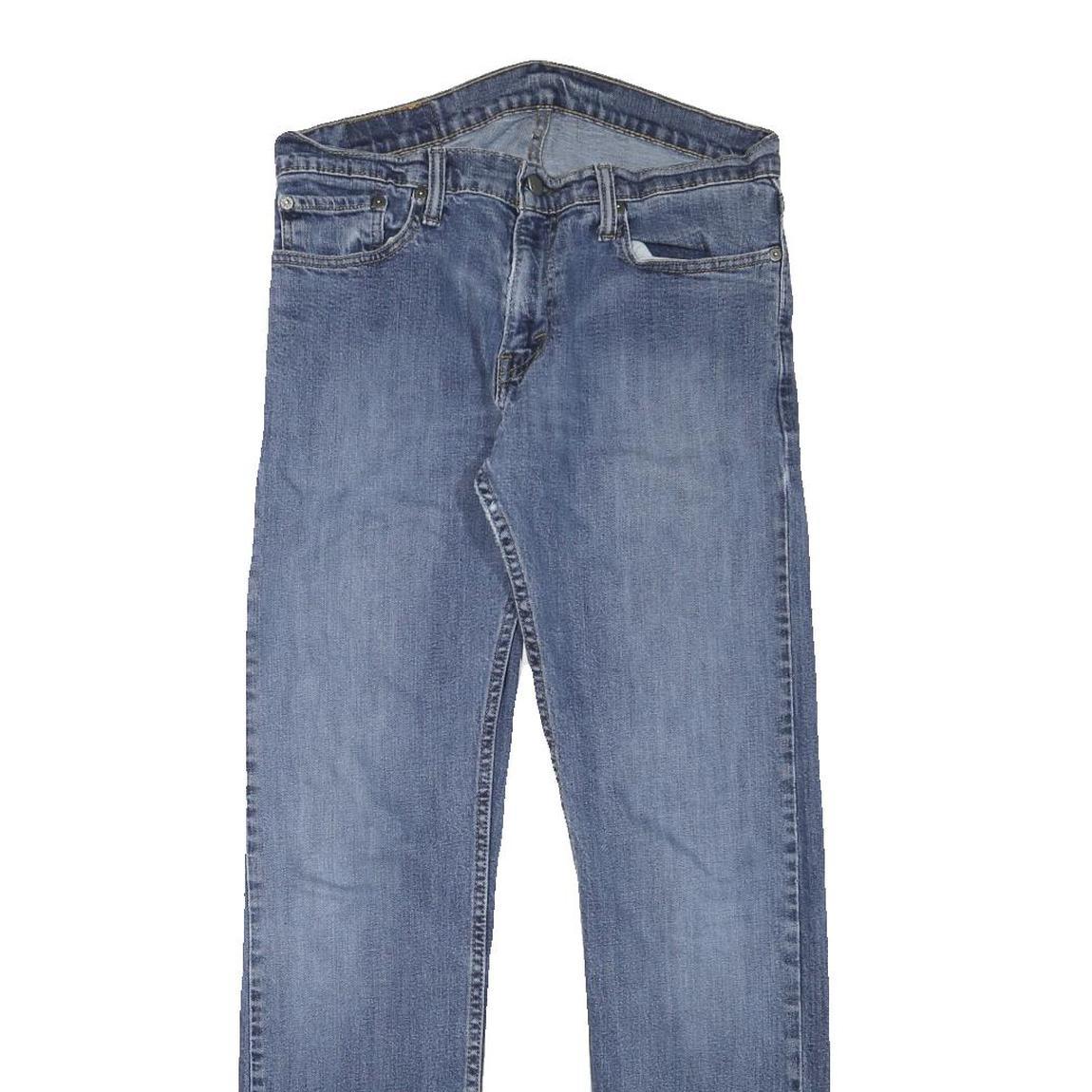 LEVI'S Mens Regular Blue Denim Light W30 L30 Straight Leg Zip Cotton Blend Jeans Refurbished - N/A refurbished available on Cerqular