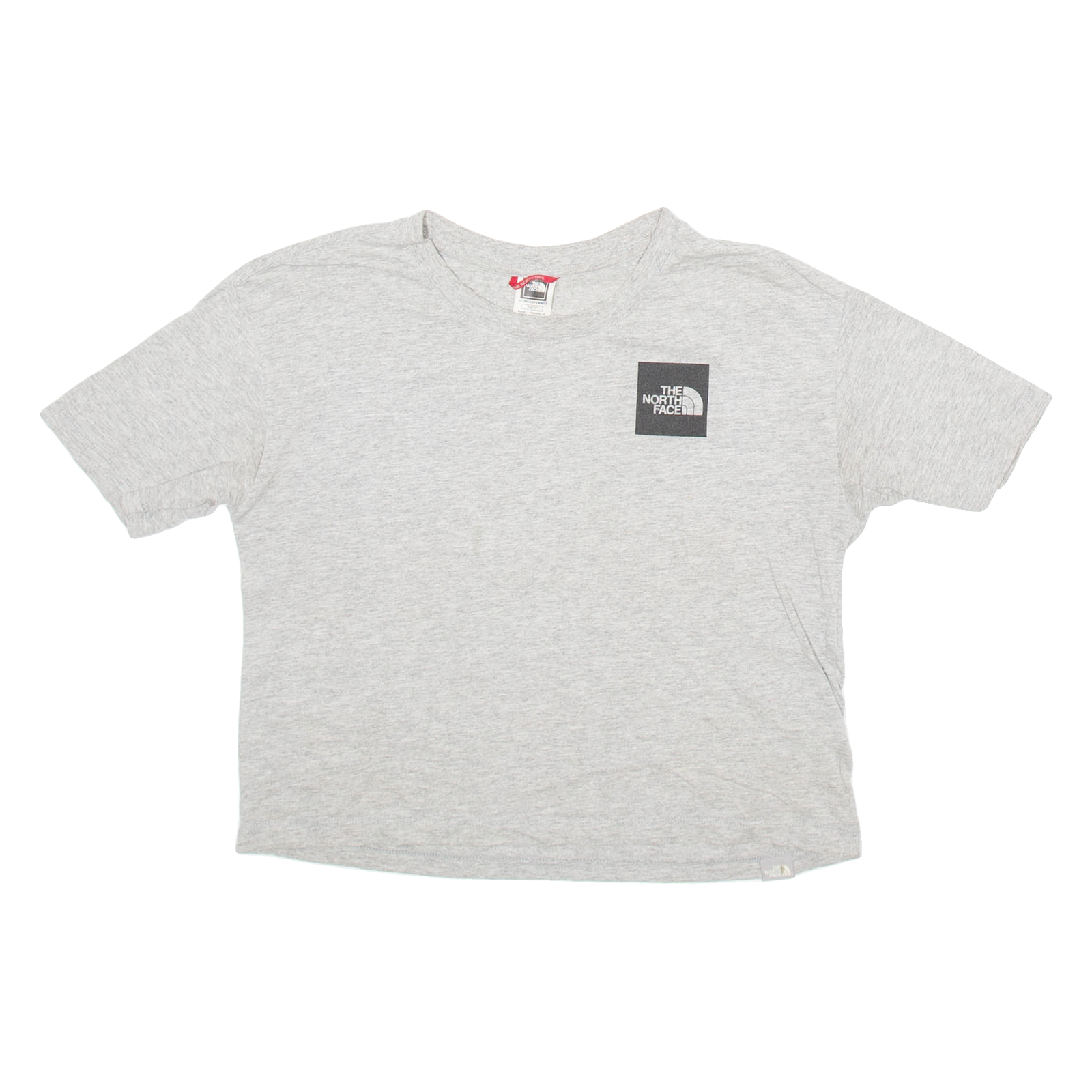 THE NORTH FACE Cropped Womens T-Shirt Grey XS Refurbished - N/A refurbished available on Cerqular