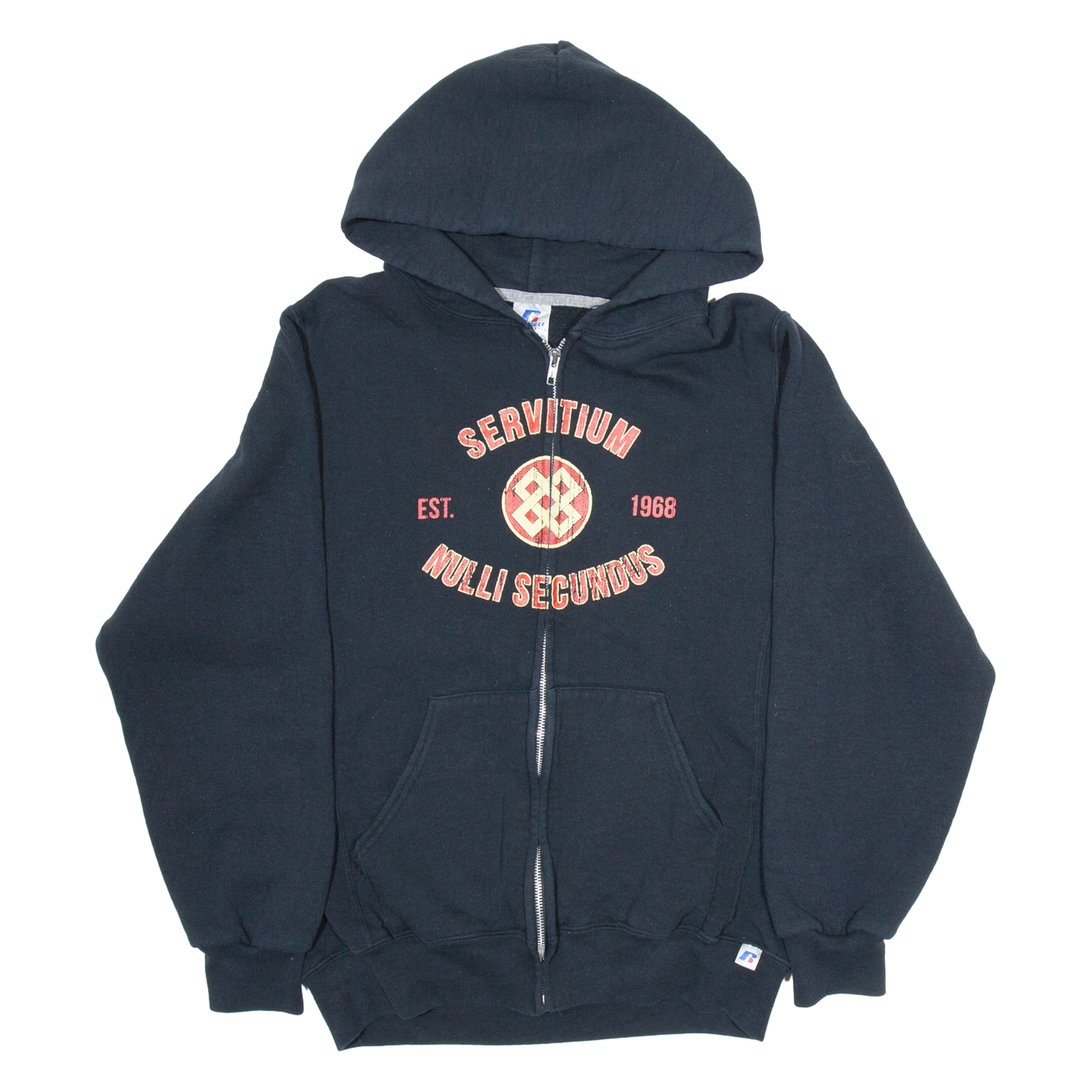 Buy RUSSELL ATHLETIC Servitium Nulli Secundus Mens Black Hoodie Full Zip M Refurbished - $28.59 RUSSELL ATHLETIC Servitium Nulli Secundus Mens Black Hoodie Full Zip M Refurbished - N/A refurbished available on Cerqular
